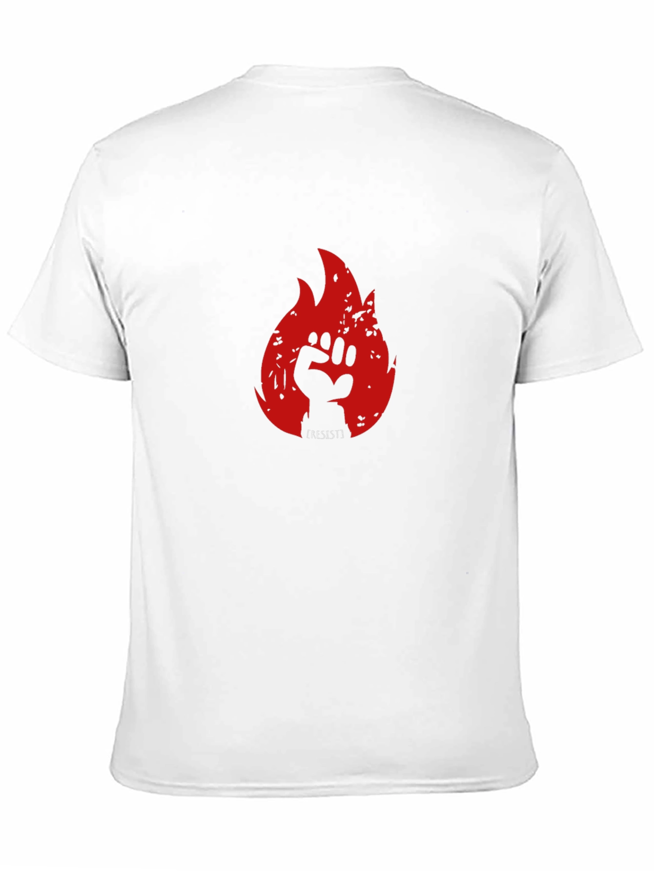 Black Resist Flame Graphic Tee - Black view 11