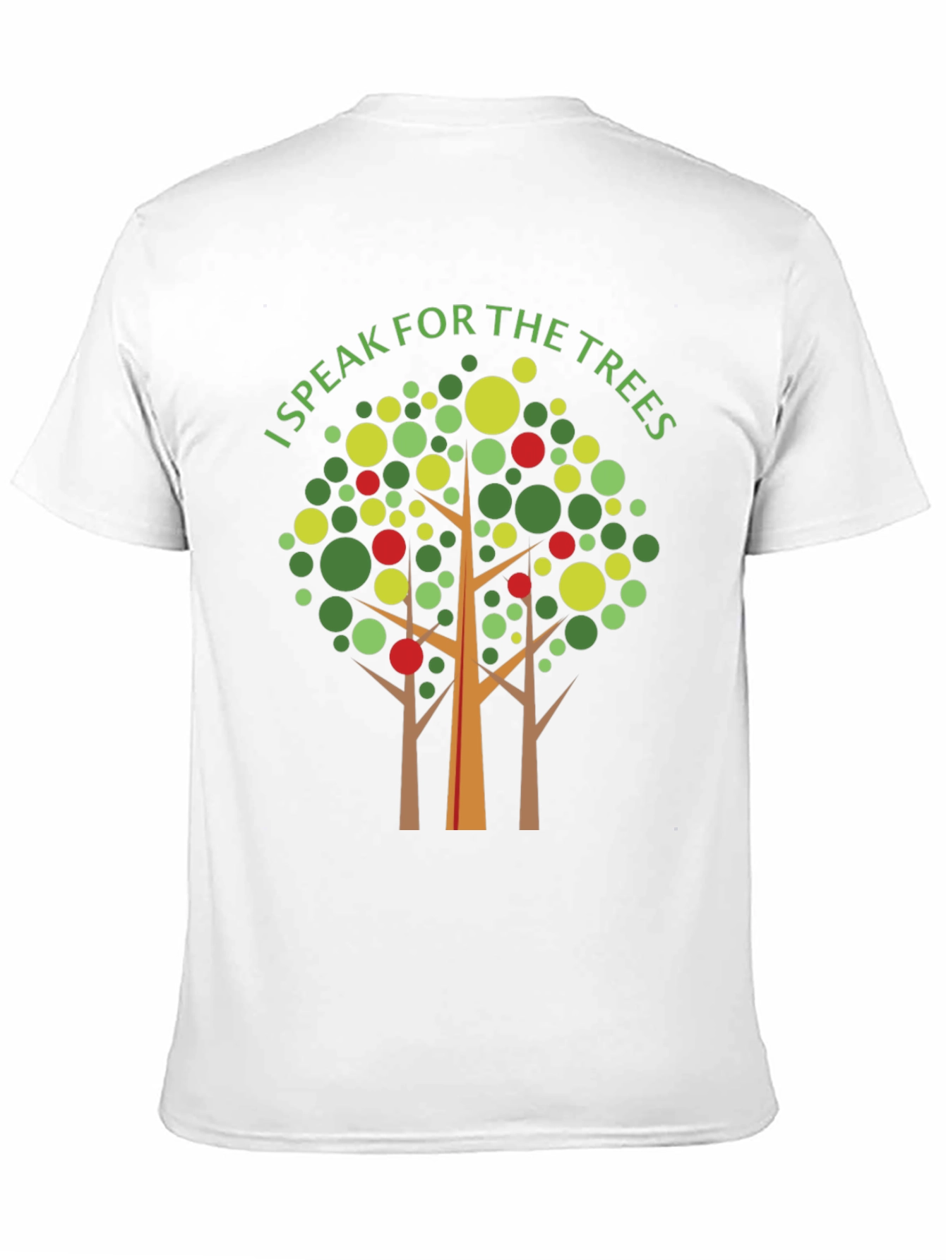 Black I Speak for the Trees Graphic T-Shirt view 11