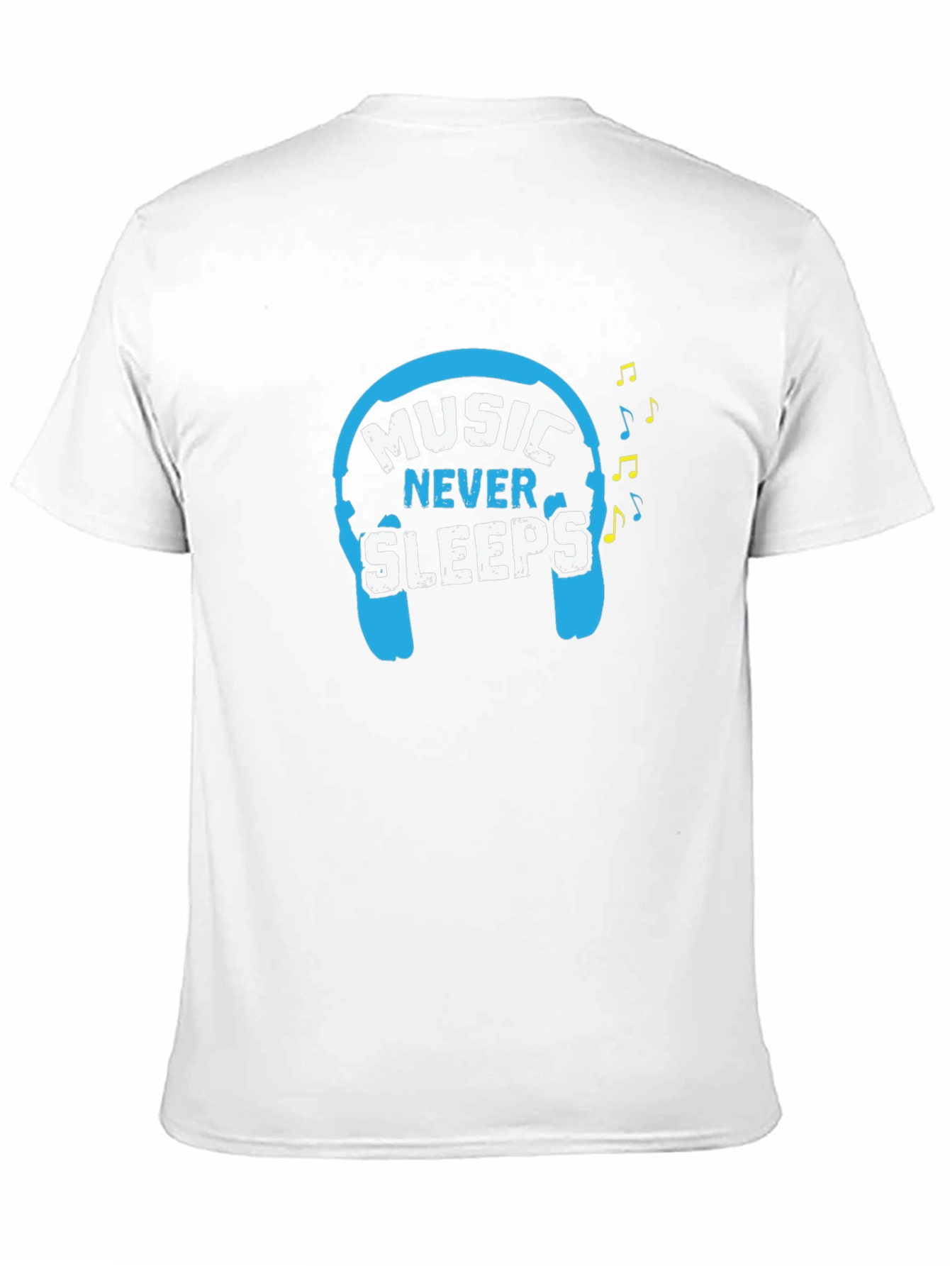 Black Music Never Sleeps Graphic T-Shirt view 11