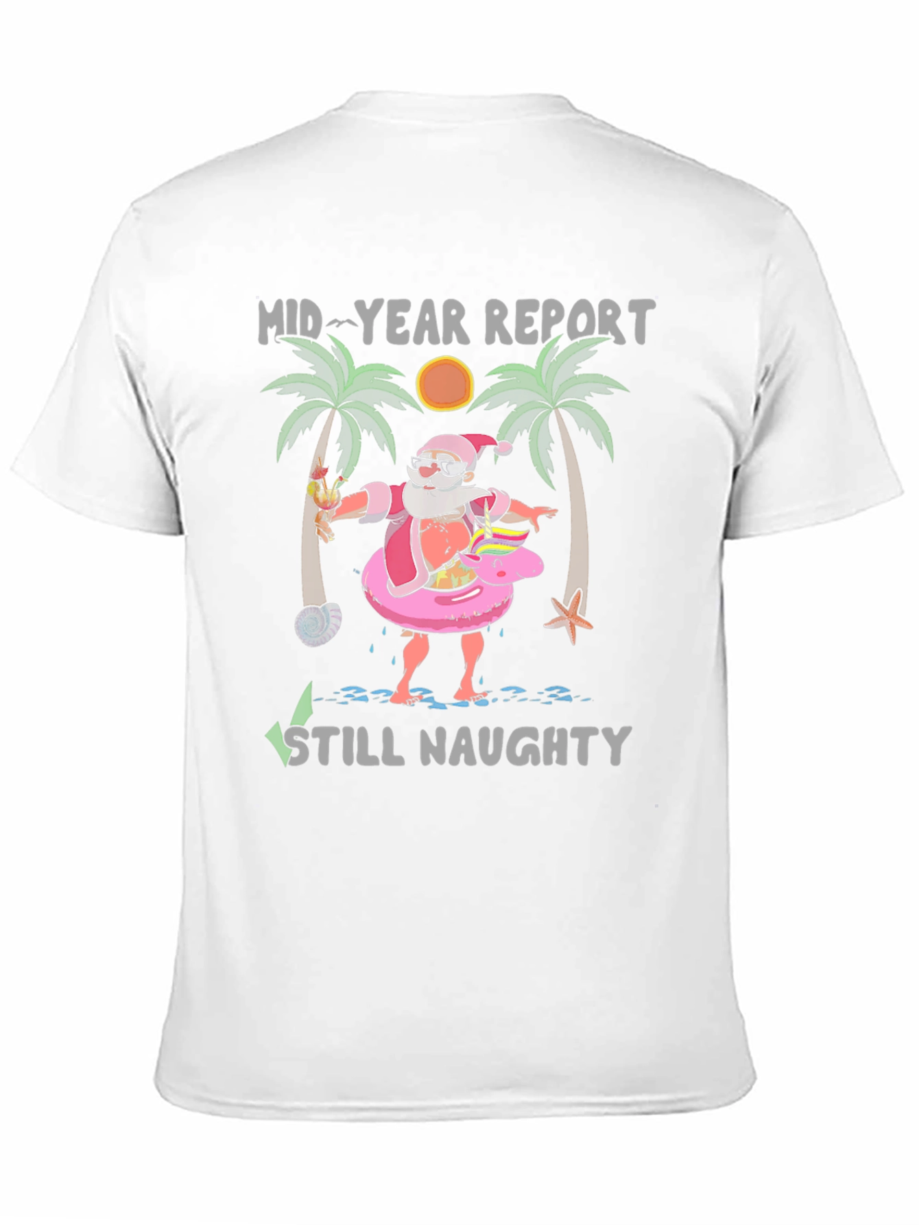 Black Mid-Year Report Still Naughty Graphic Tee view 11