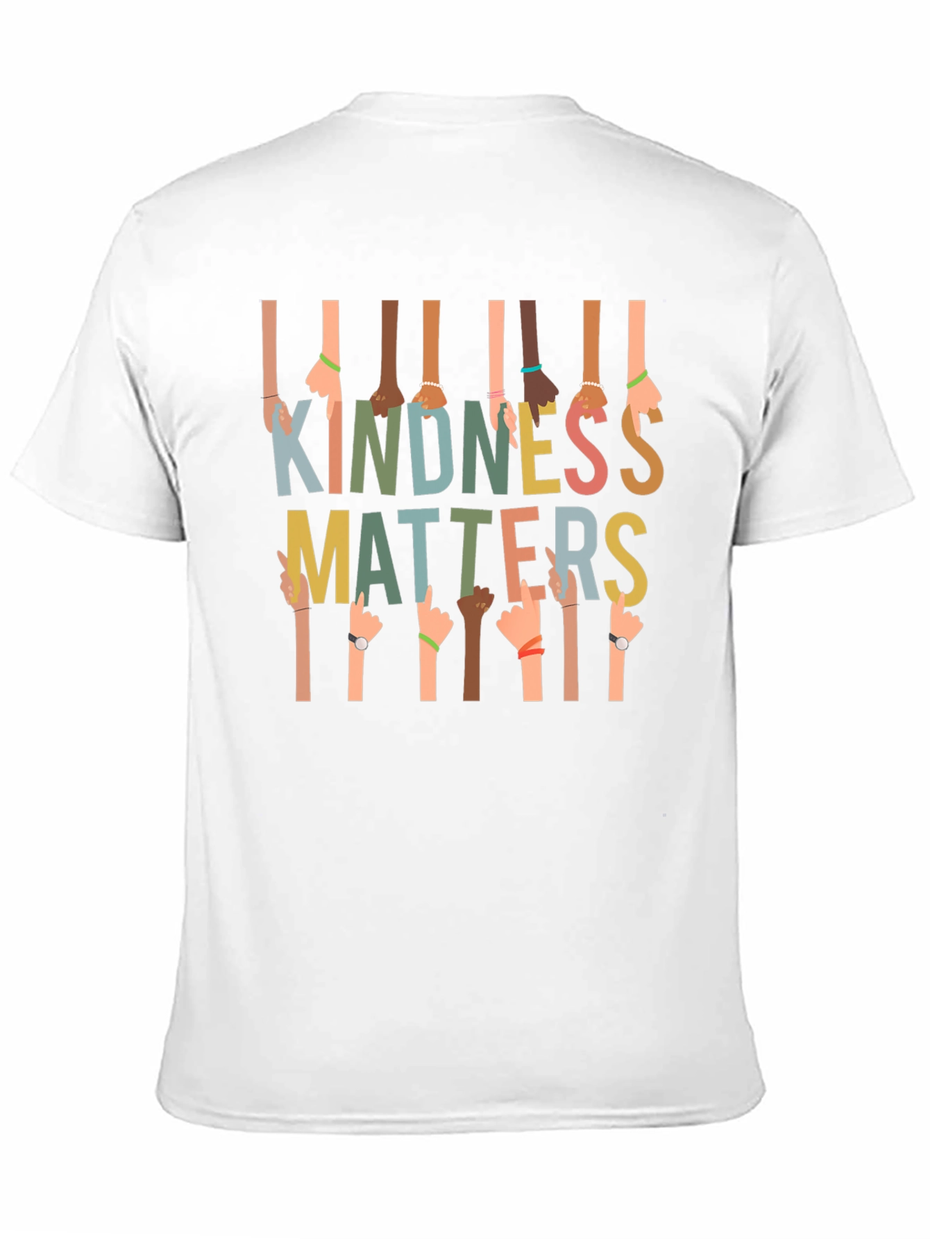 Black Kindness Matters Graphic T-Shirt view 11