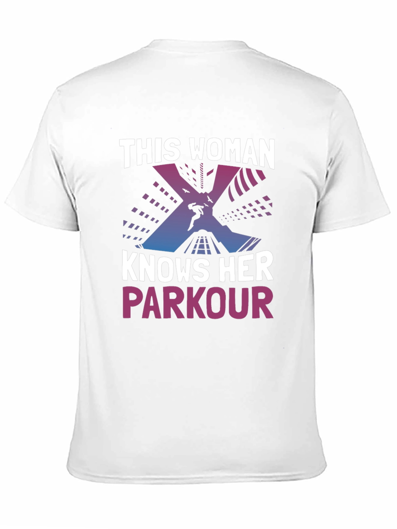 Black Parkour Woman T-Shirt - Urban Athlete Style view 11