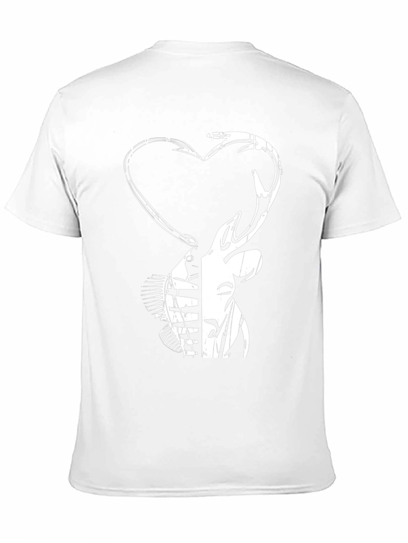 Black Fishing and Hunting T-Shirt view 11