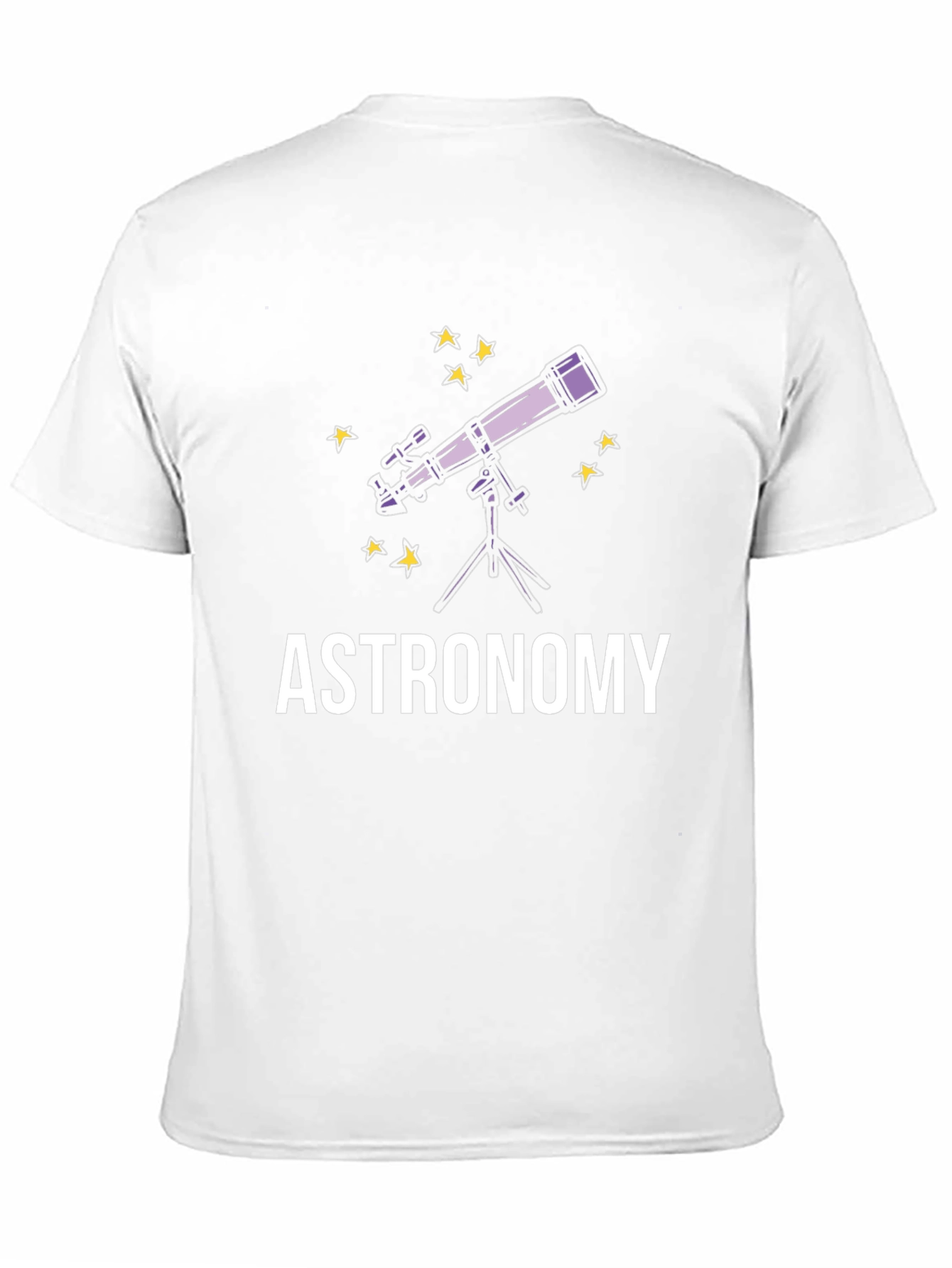Black Astronomy Graphic Tee - Stargazing Black T-Shirt view 11
