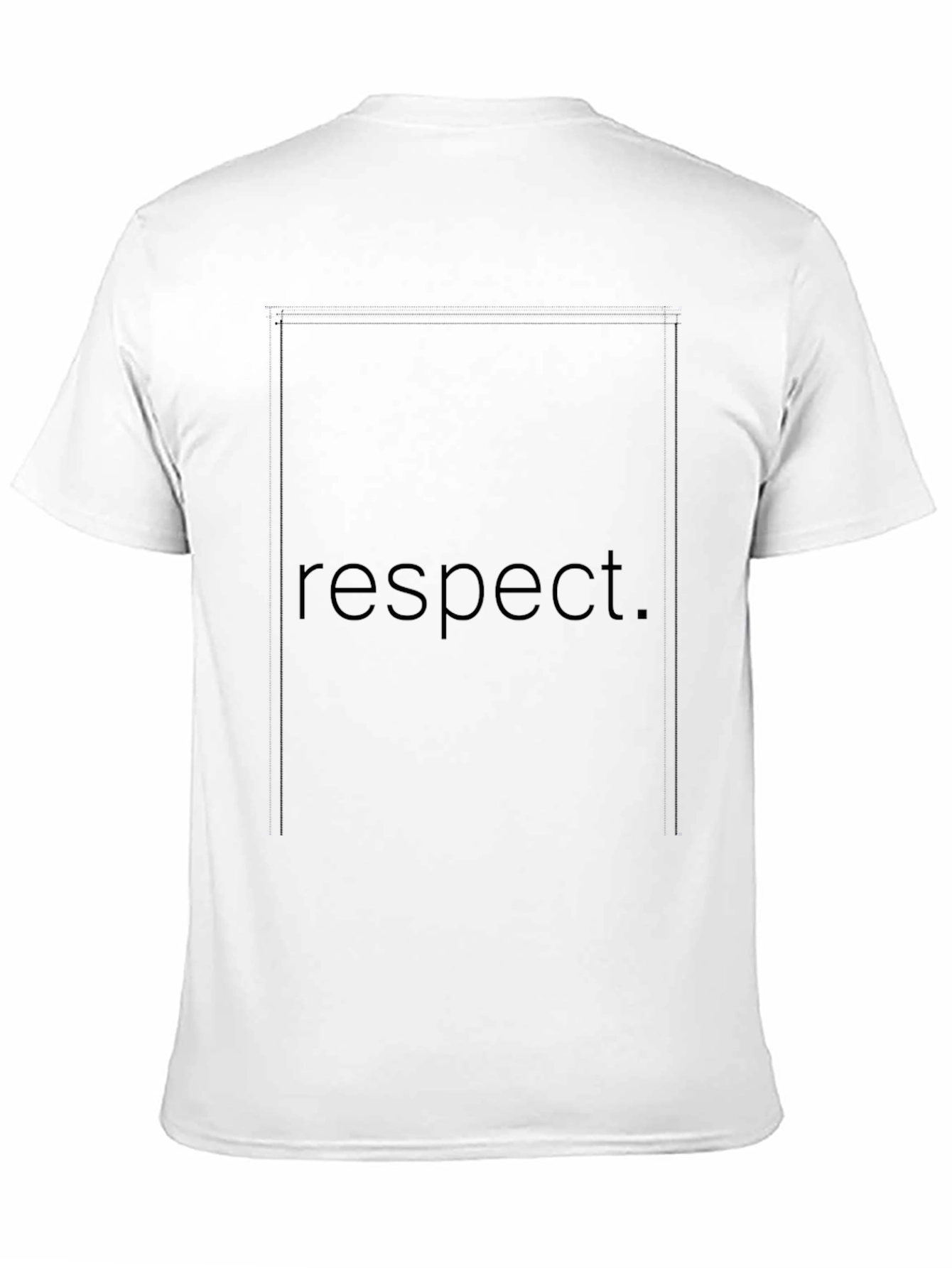 Black Respect Black T-Shirt view 11
