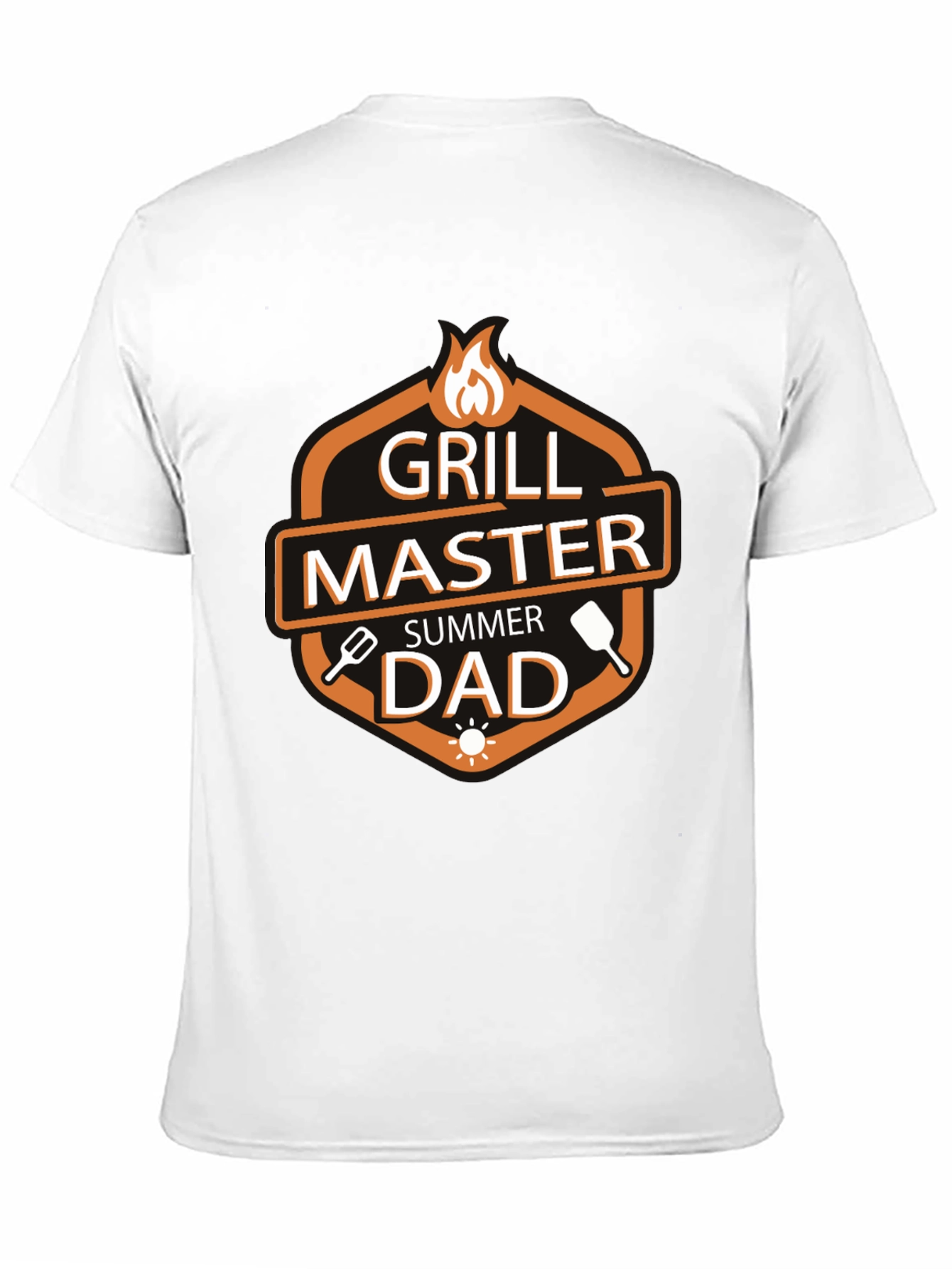 Black Grill Master Summer Dad T-Shirt view 11