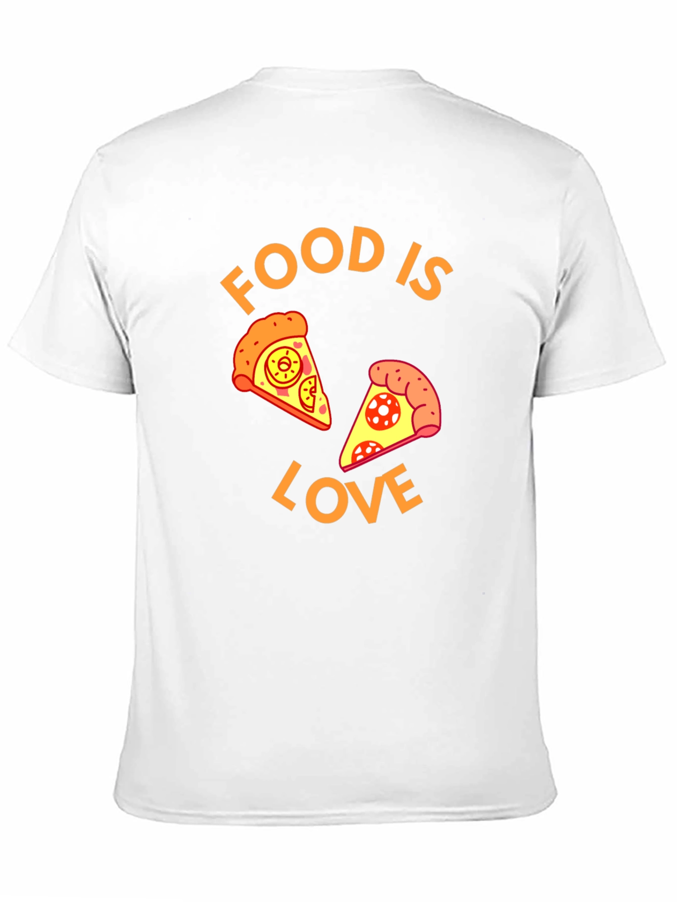 Black Food is Love Pizza Graphic Tee view 11