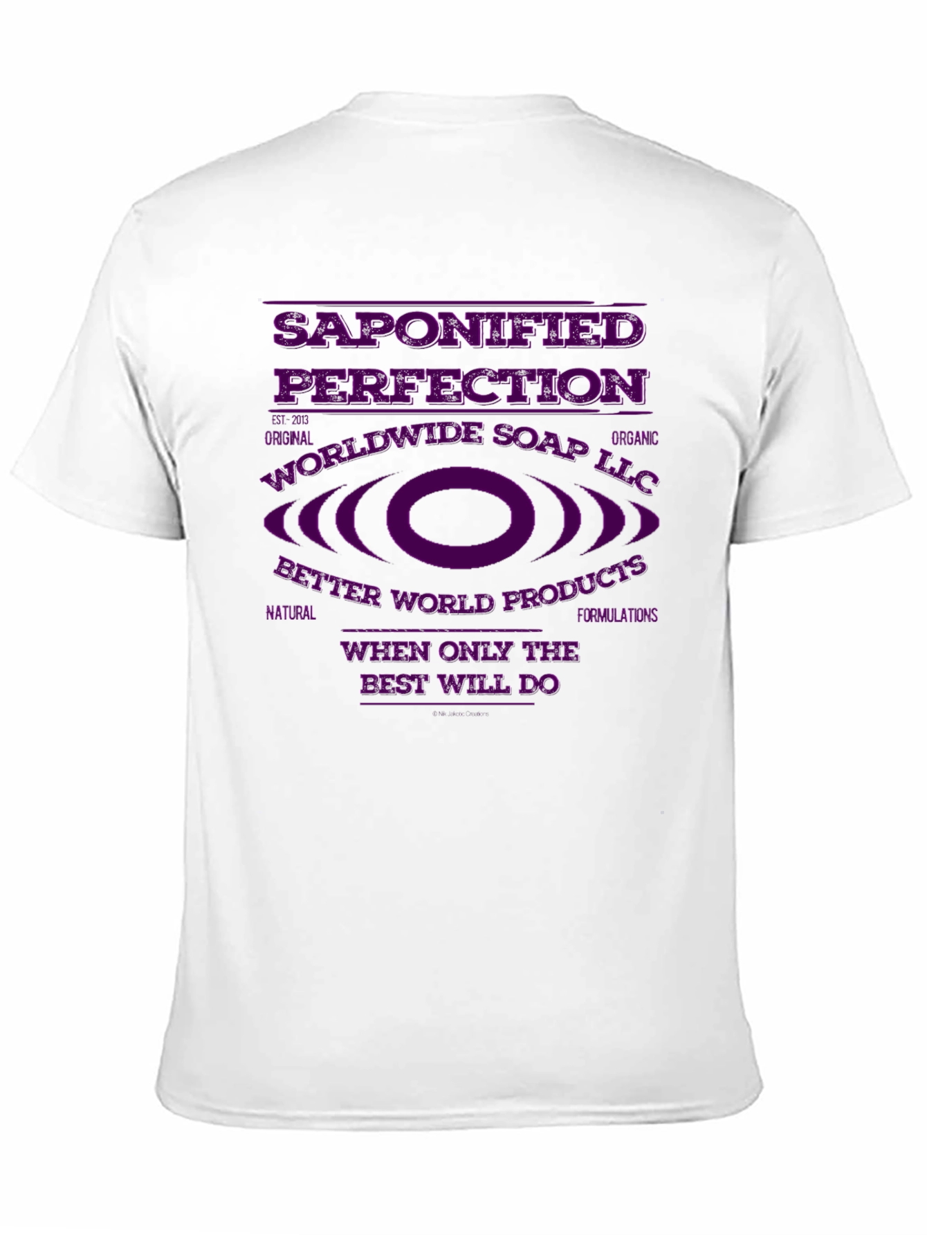 Black Saponified Perfection Black T-Shirt view 11