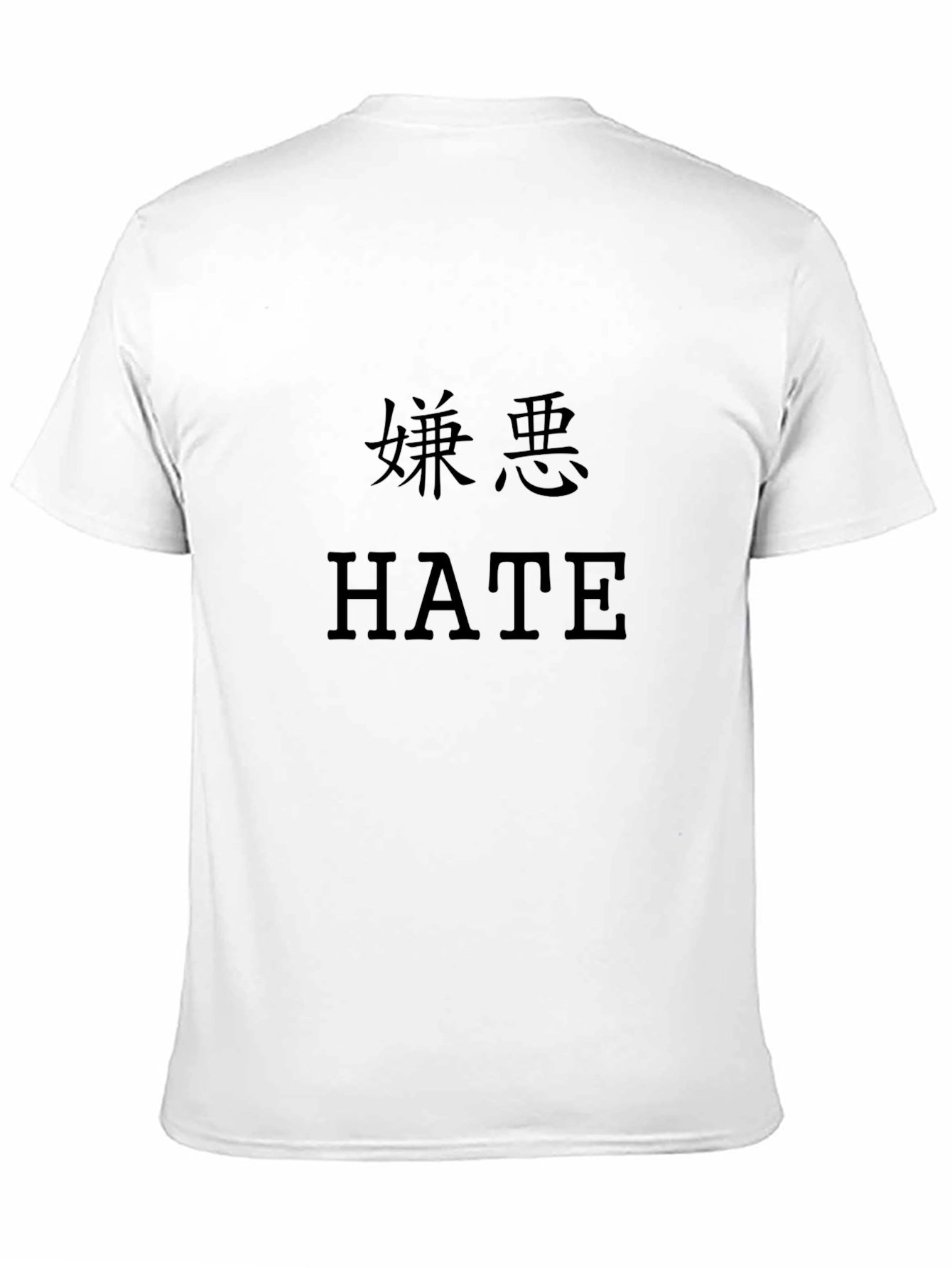 Black Black 'Hate' Graphic Tee view 11
