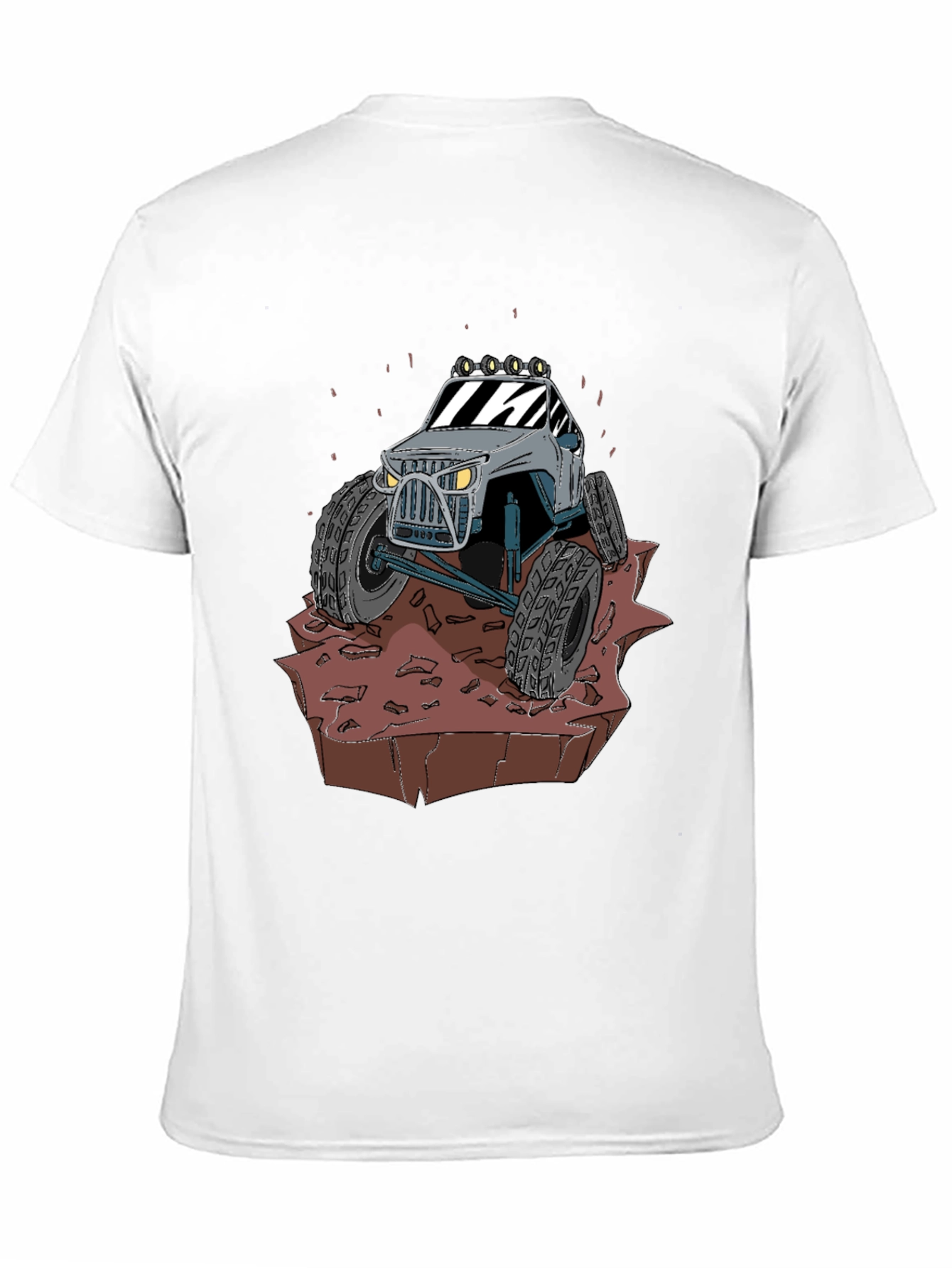 Black Off-Road Adventure T-Shirt view 11