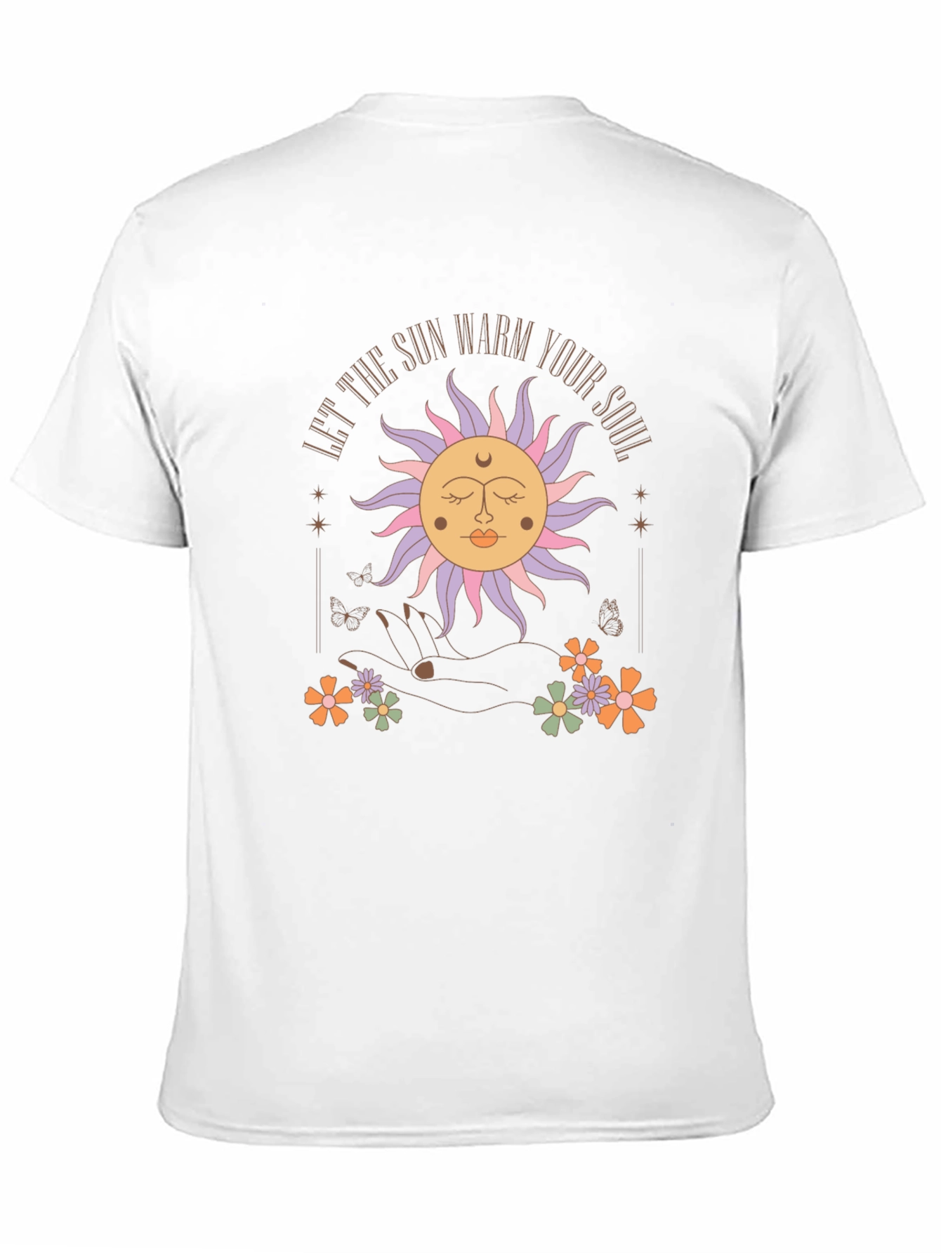Black Boho Sun Graphic Tee - "Warm Your Soul" view 11