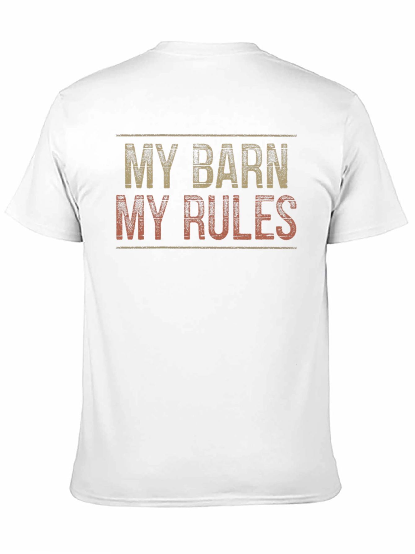 Black My Barn My Rules Graphic T-Shirt view 11