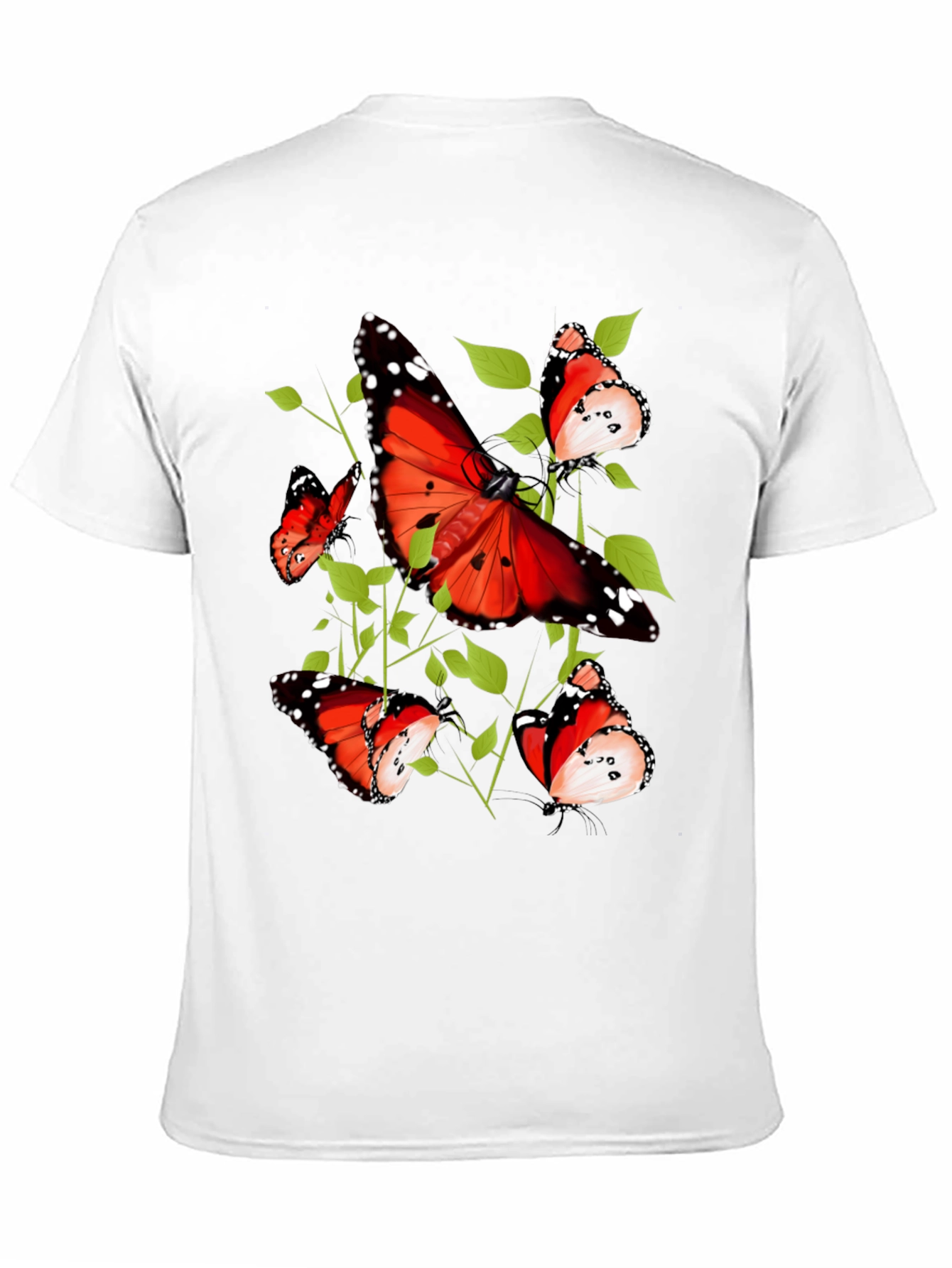 Black Butterfly Graphic Tee - Nature Inspired Design view 11