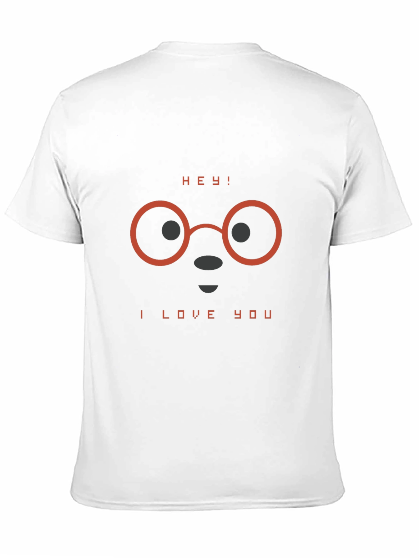 Black Hey! I Love You T-Shirt - Stylish Graphic Tee view 11