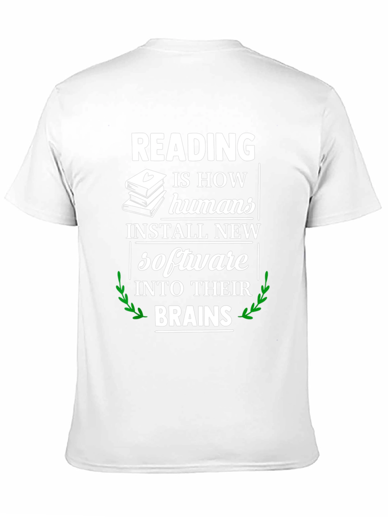 Black Reading Installs Software T-Shirt view 11