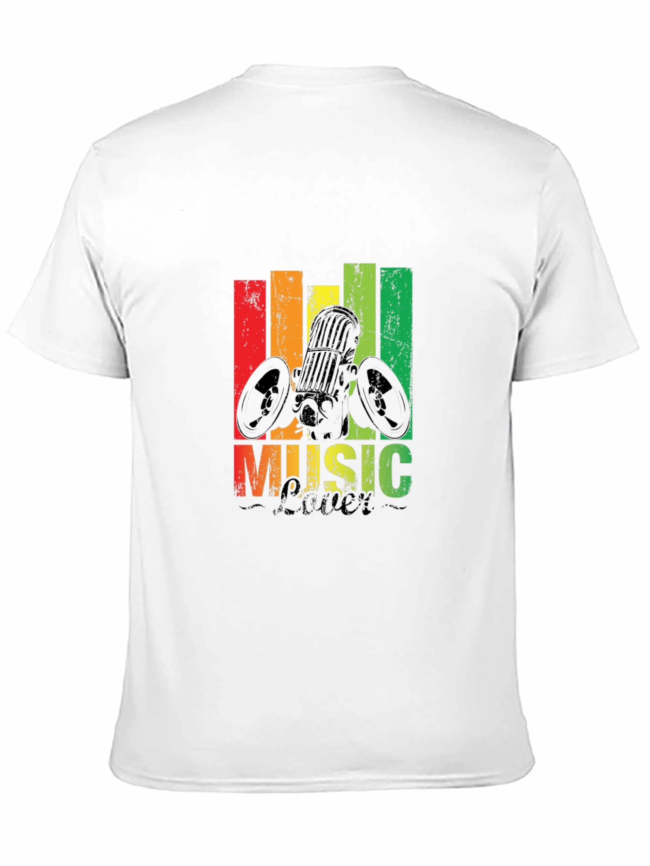 Black Rasta Music Lover T-Shirt view 11