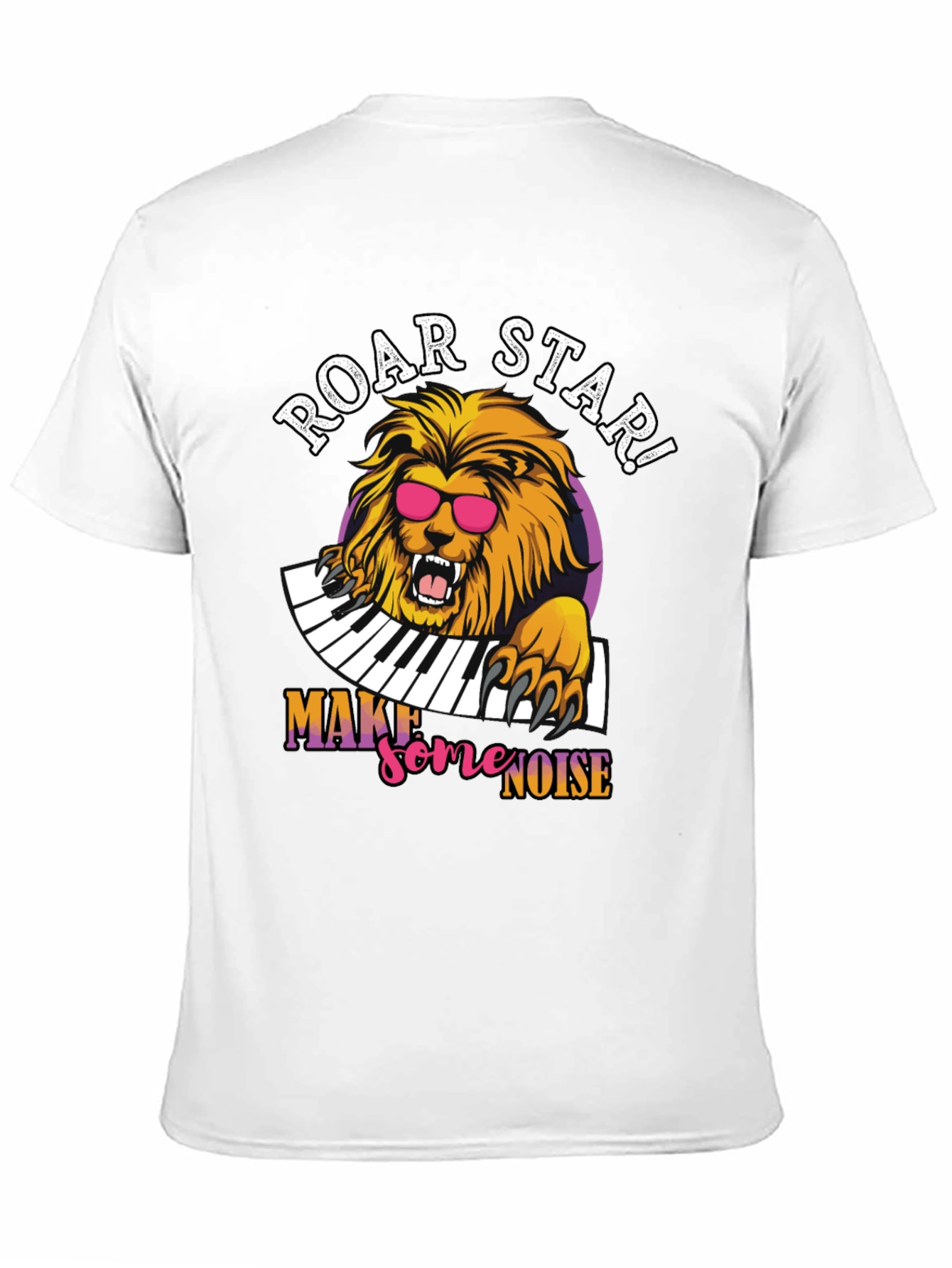 Black Roar Star Lion Graphic Tee - Rock Your Style! view 11