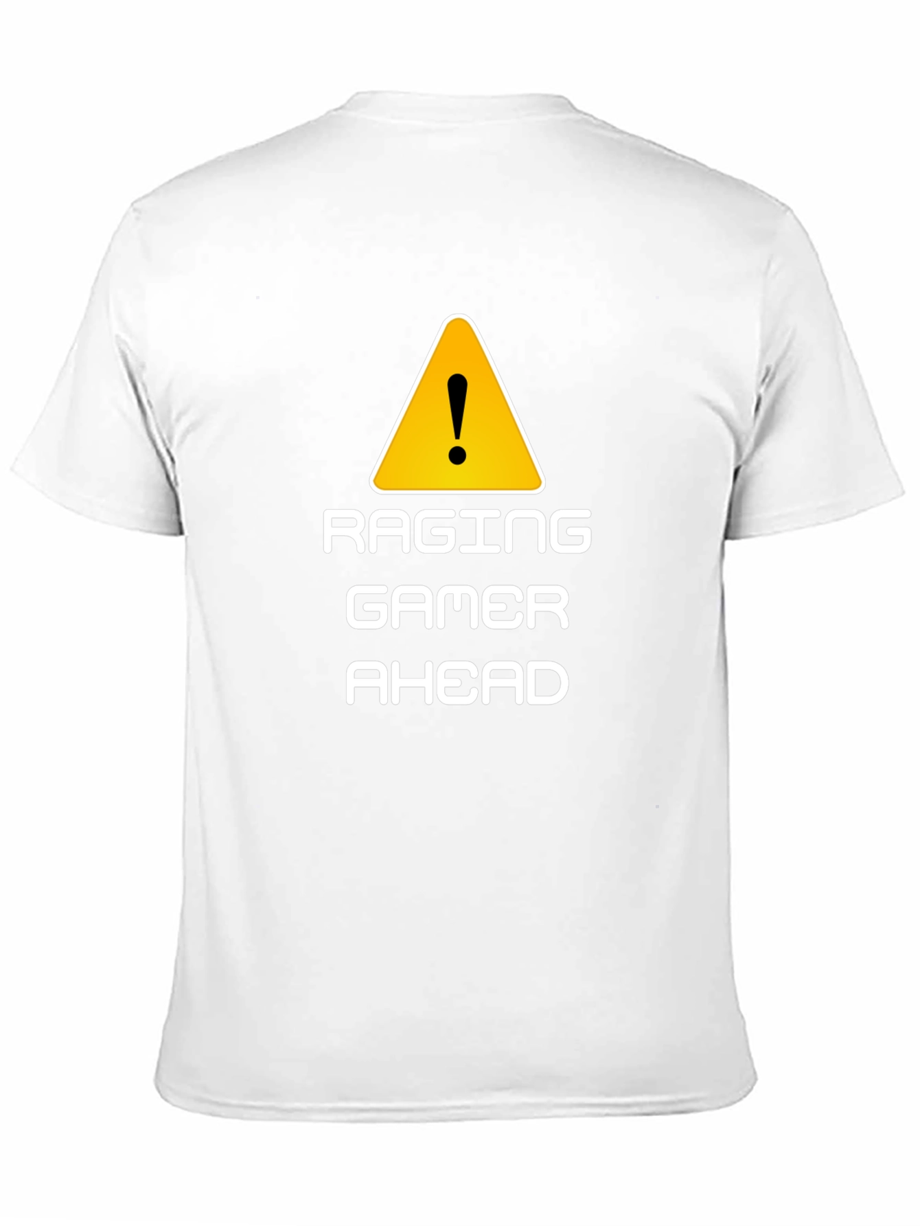 Black Raging Gamer Ahead Black Graphic Tee view 11