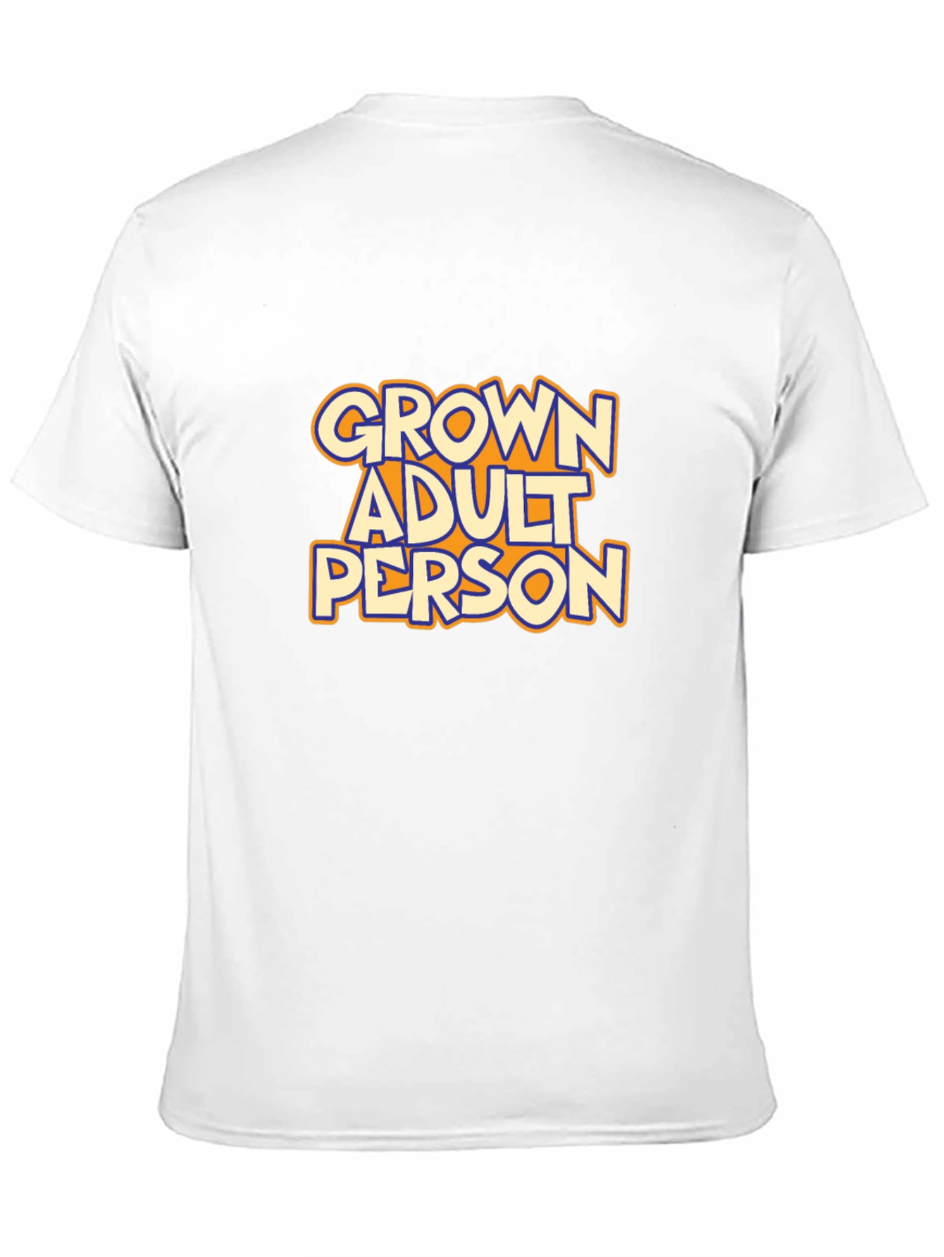 Black Grown Adult Person Graphic T-Shirt view 11