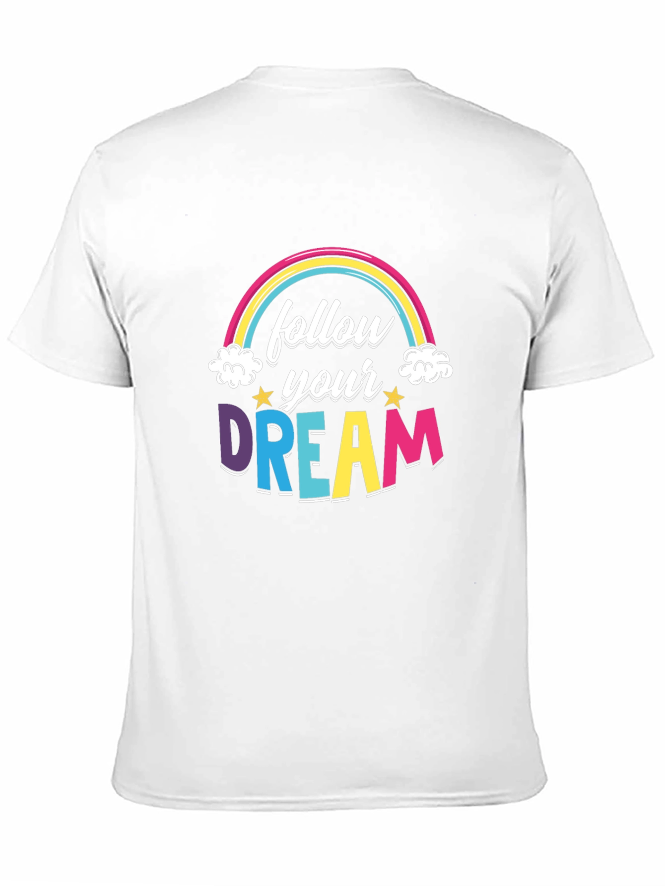 Black Follow Your Dream Graphic Tee - Unisex view 11