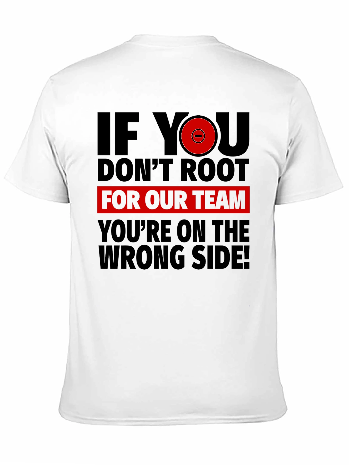 Black Root For Our Team Graphic T-Shirt view 11