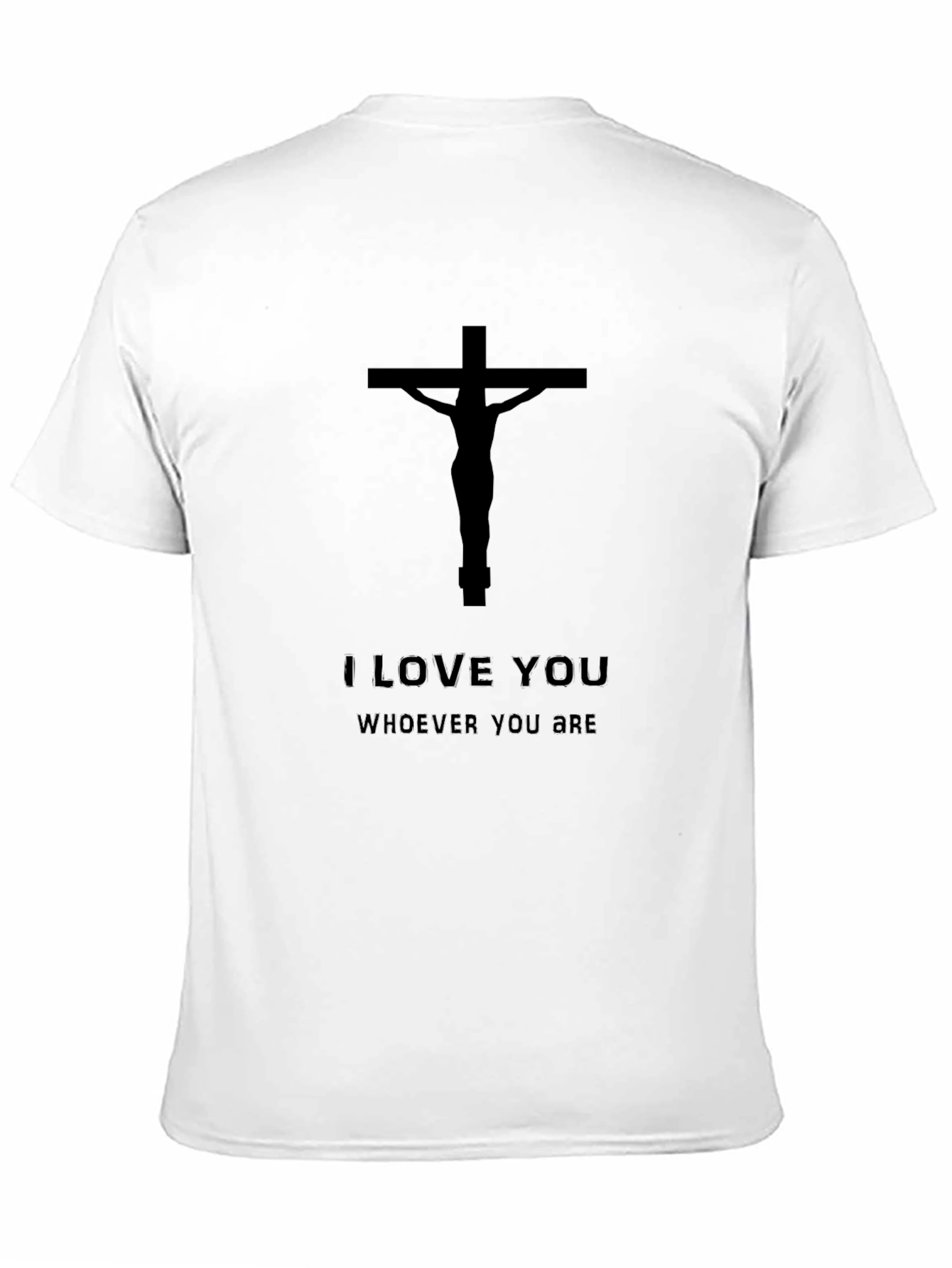 Black I Love You Whoever You Are Graphic Tee view 11