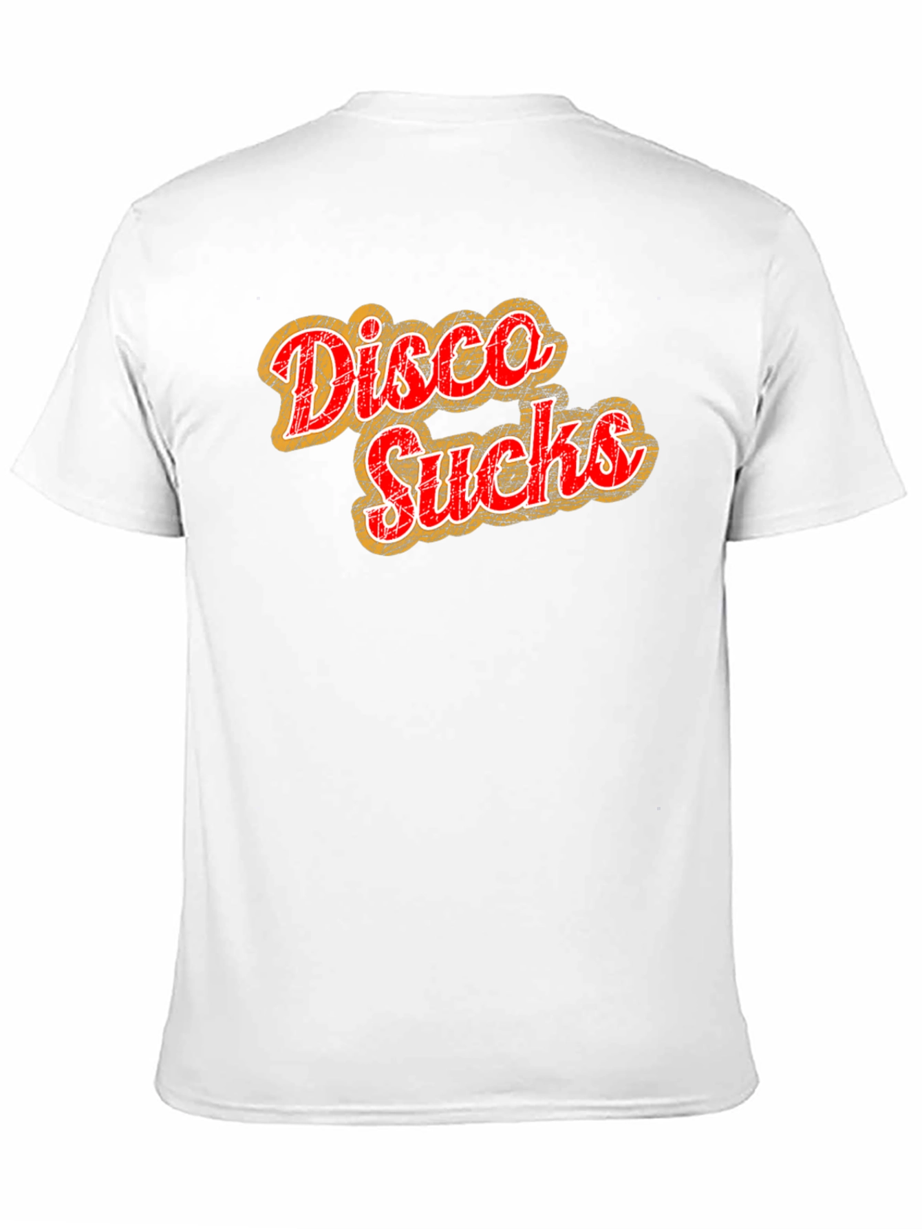 Black Disco Sucks Graphic Tee - Retro Style Black T-Shirt view 11