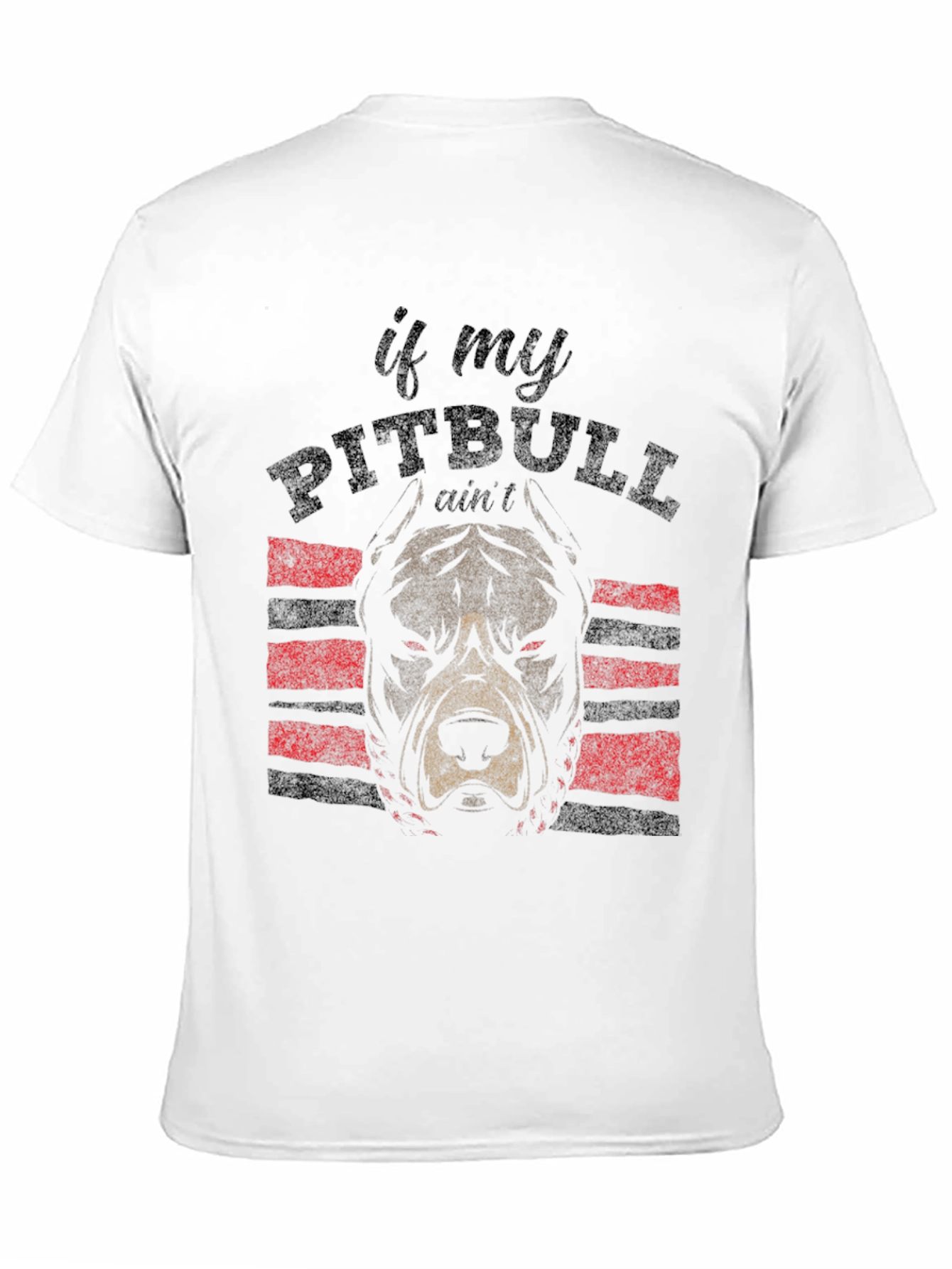 Black Pitbull Graphic T-Shirt - Black view 11