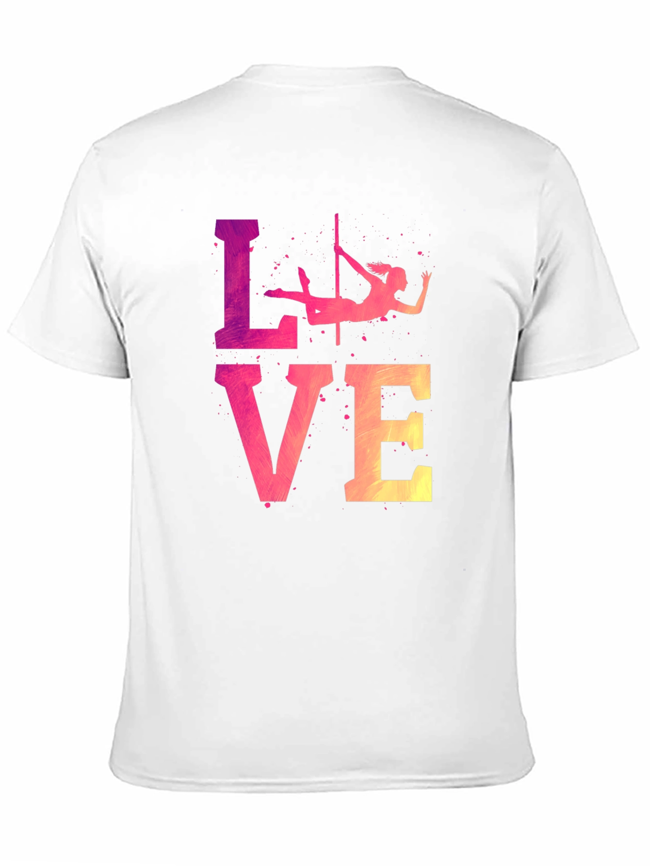 Black Pole Dancing Love Graphic T-Shirt view 11