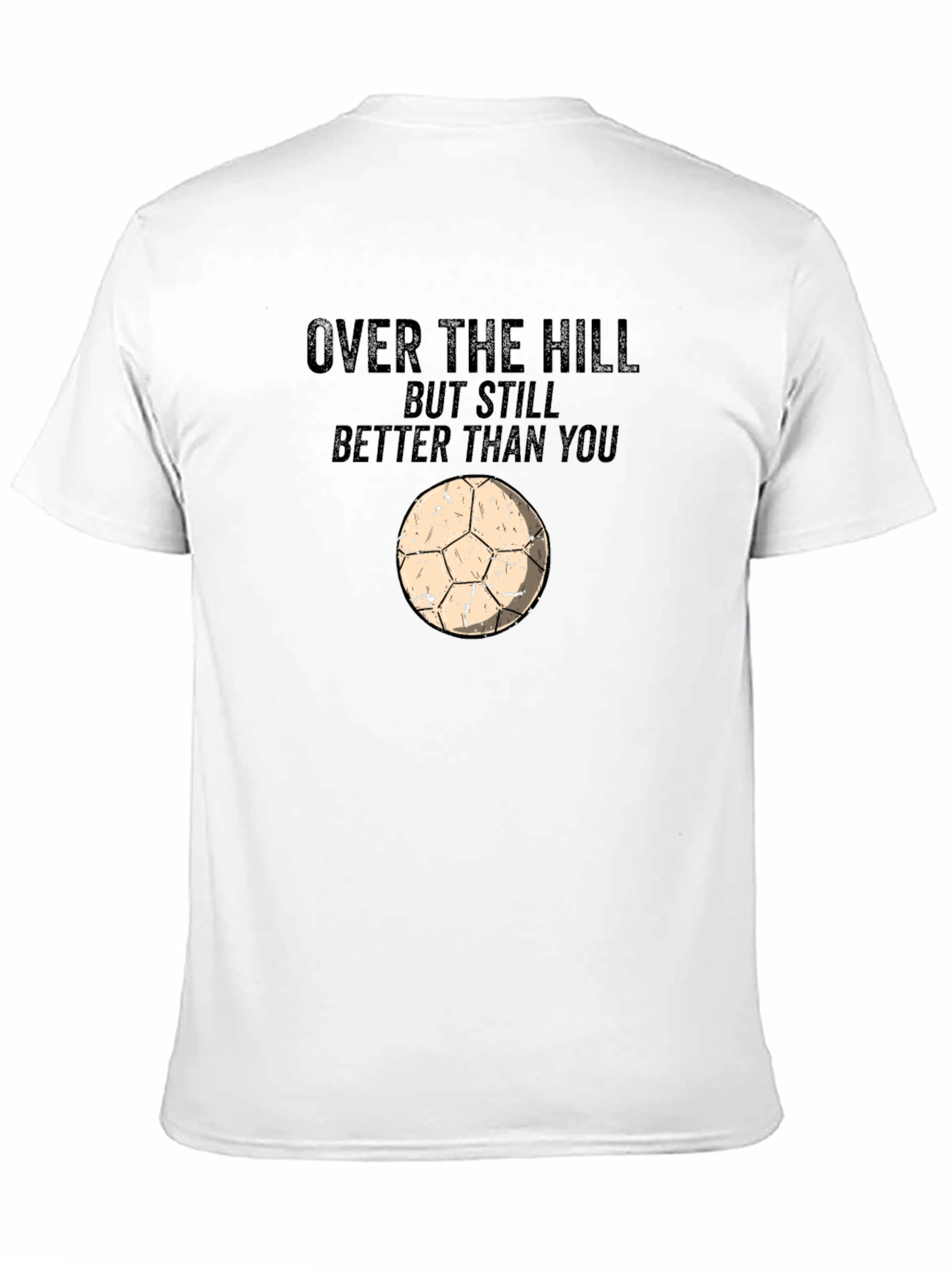 Black Funny Over The Hill Graphic Tee view 11