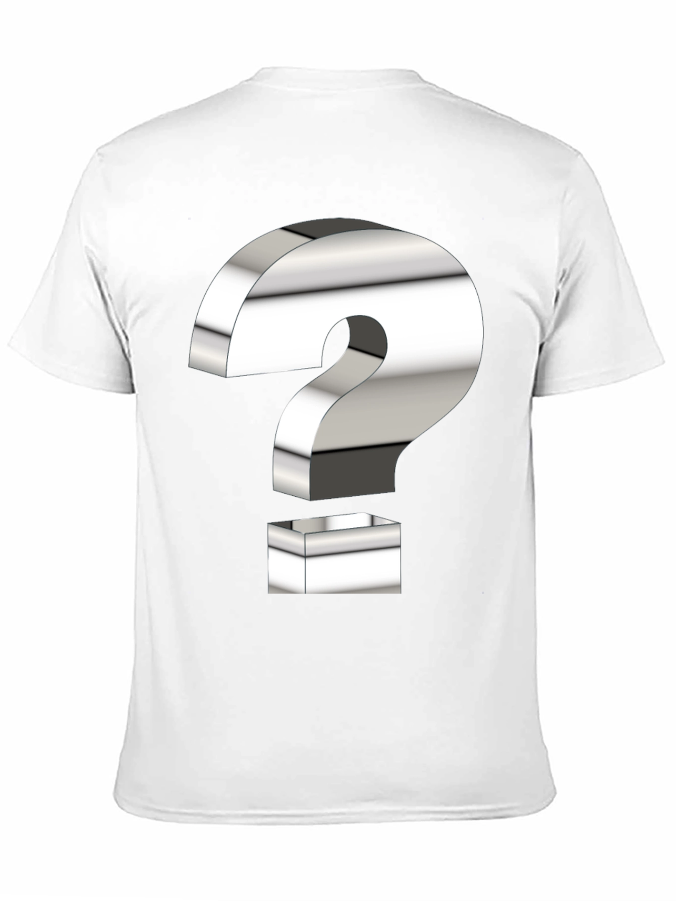 Black Question Mark Graphic T-Shirt view 11