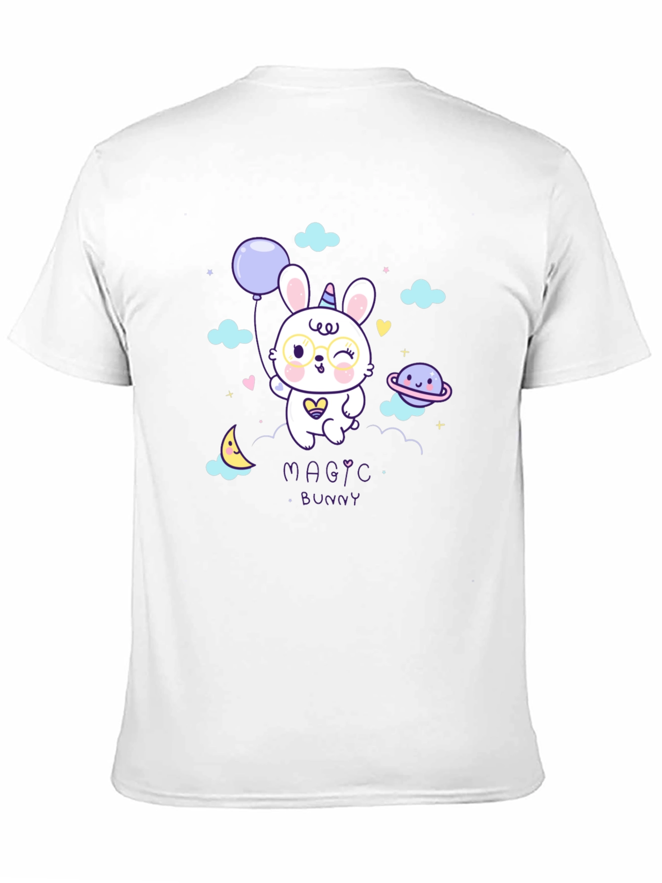 Black Magic Bunny Graphic Tee view 11