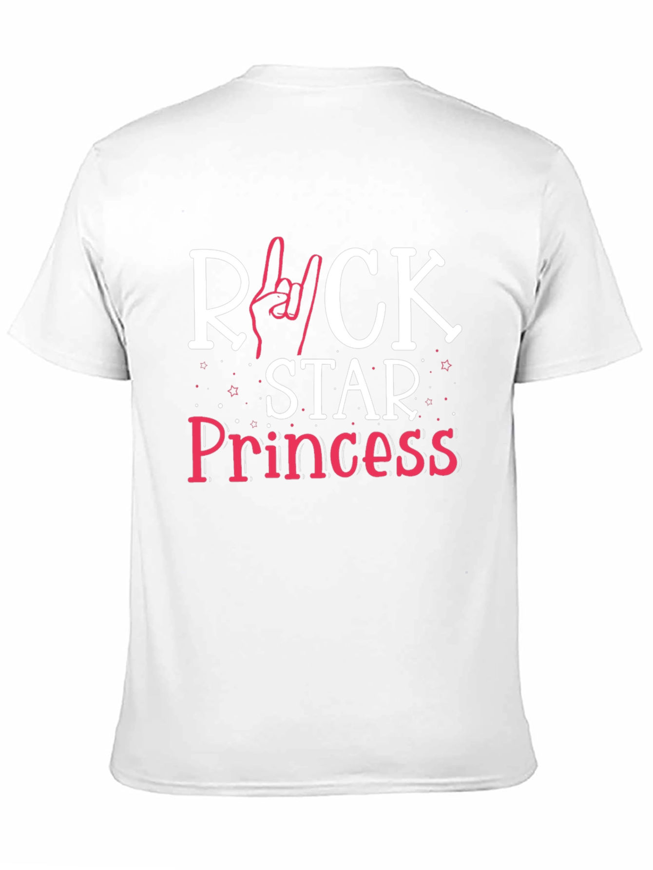 Black Rockstar Princess Graphic T-Shirt - Black Cotton Tee view 11