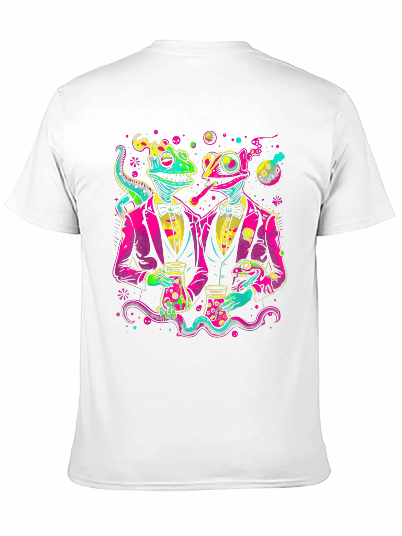 Black Lizard Tuxedo T-Shirt - Funky Reptile Design view 11