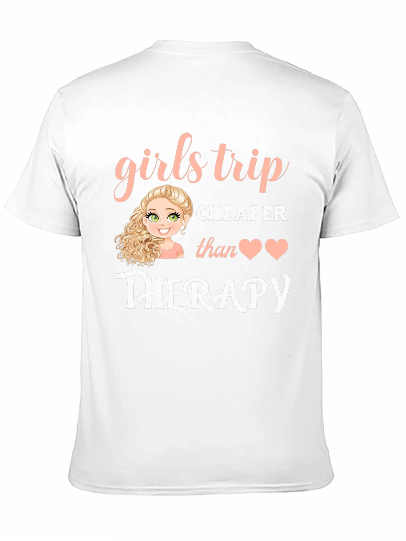 Girls Trip Therapy T-Shirt - Black Cotton Tee - 11