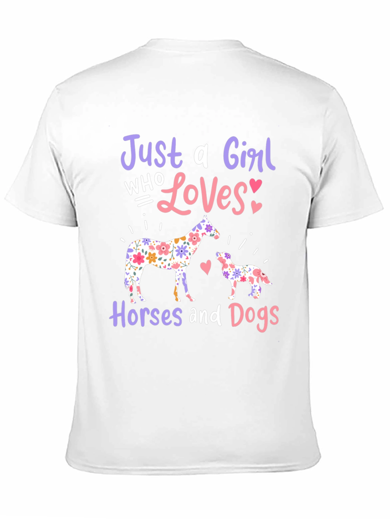 Black Girl Who Loves Horses and Dogs T-Shirt view 11