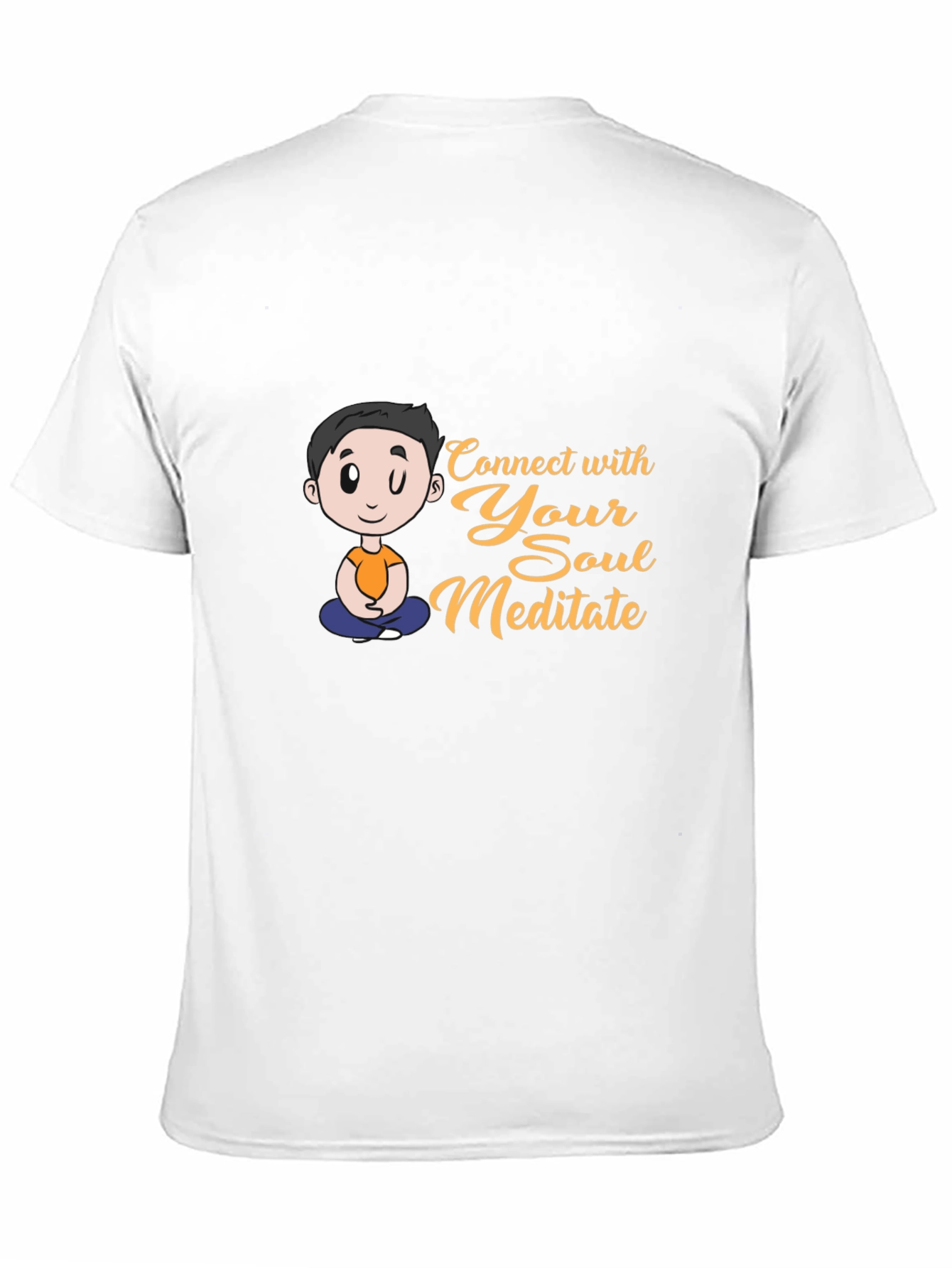 Black Meditate Soul T-Shirt view 11