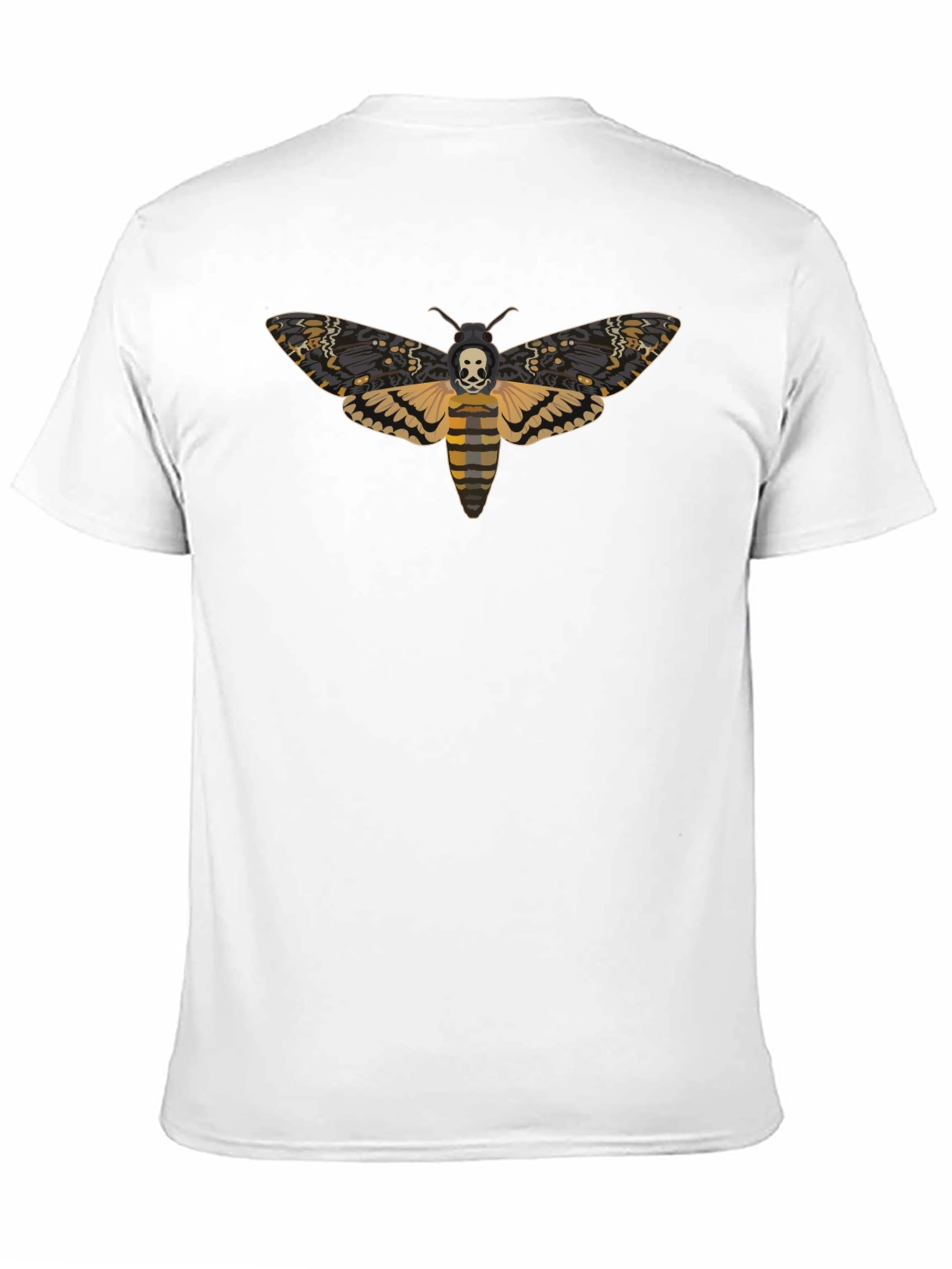 Black Moth Skull Graphic Tee - Unique Design view 11
