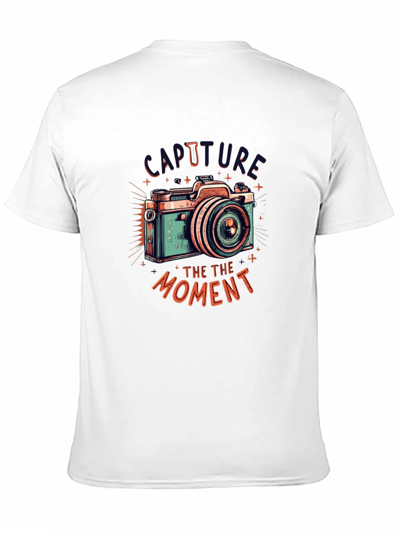 Black Retro Camera Graphic Tee - Capture the Moment view 11