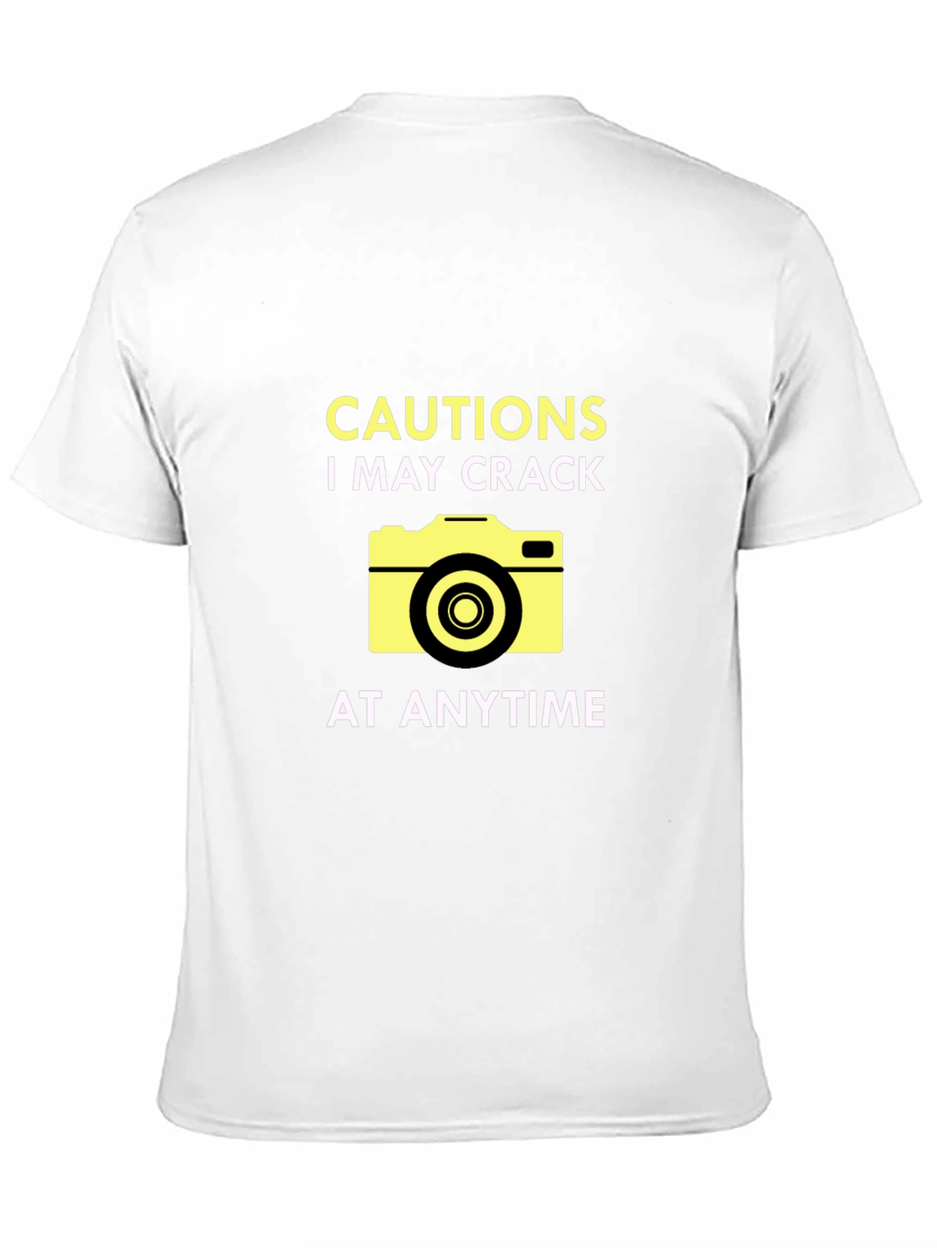 Black Funny Camera Humor T-Shirt view 11