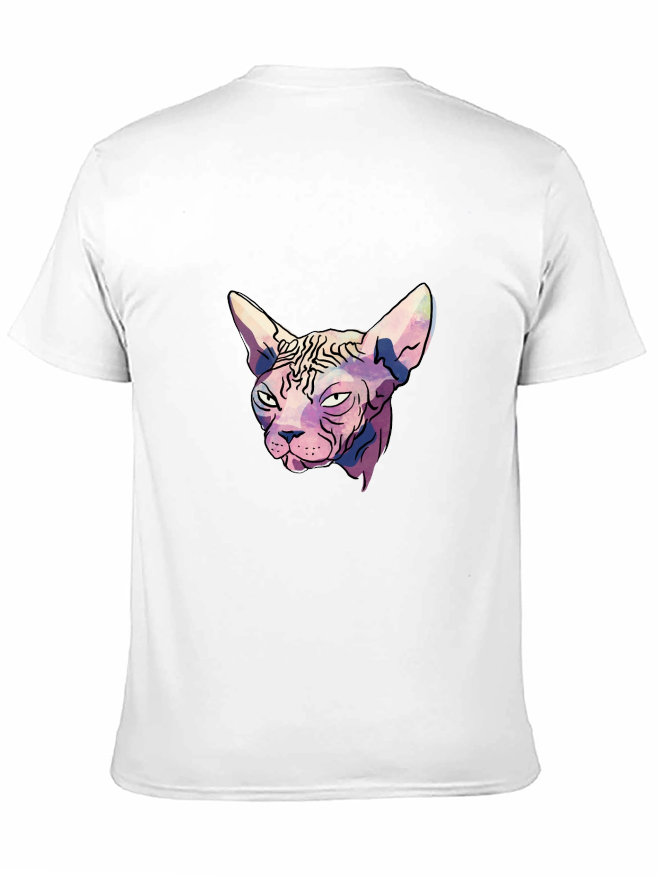 Black Sphynx Cat Graphic T-Shirt - Unique Design view 11