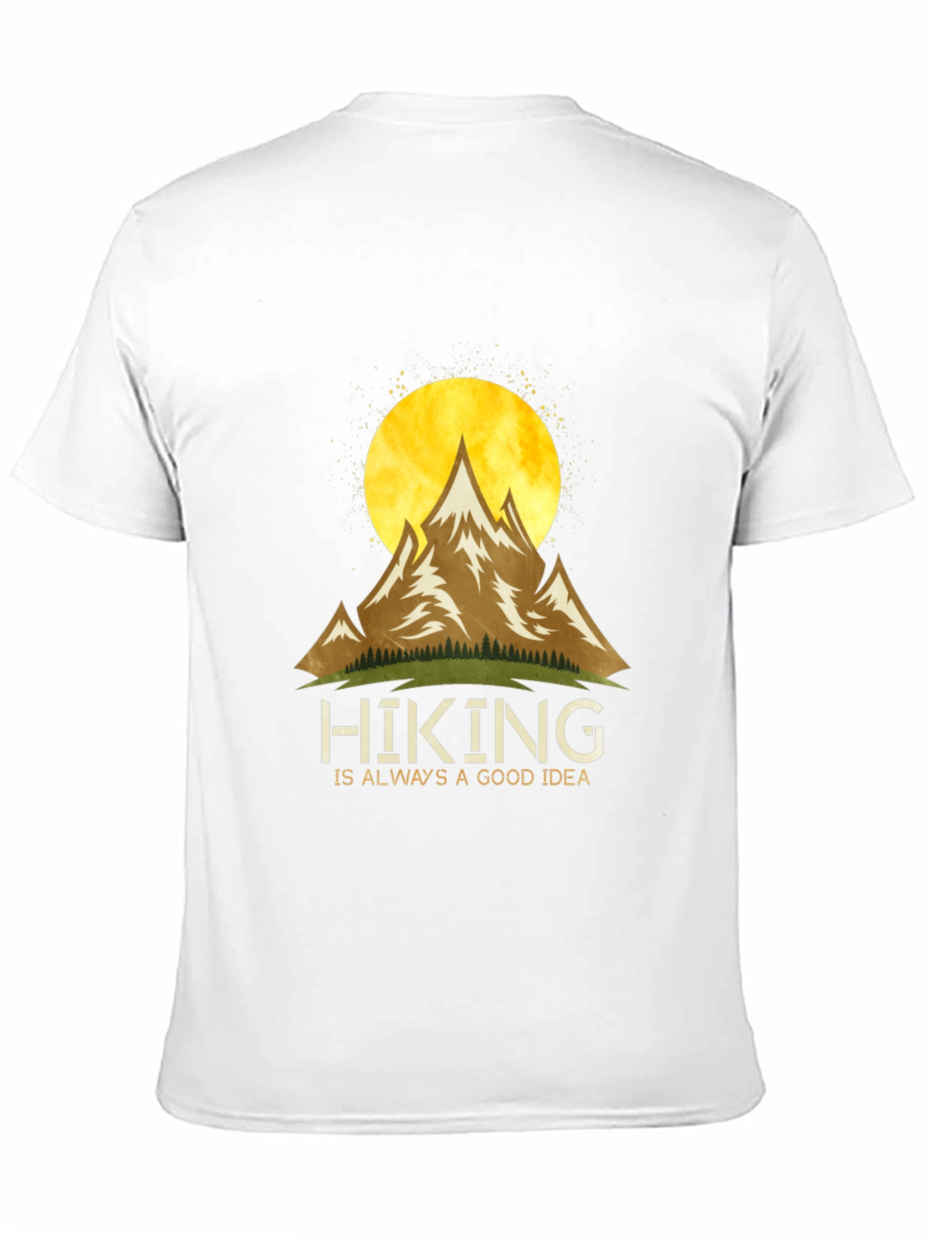 Black Hiking is Always a Good Idea T-Shirt view 11