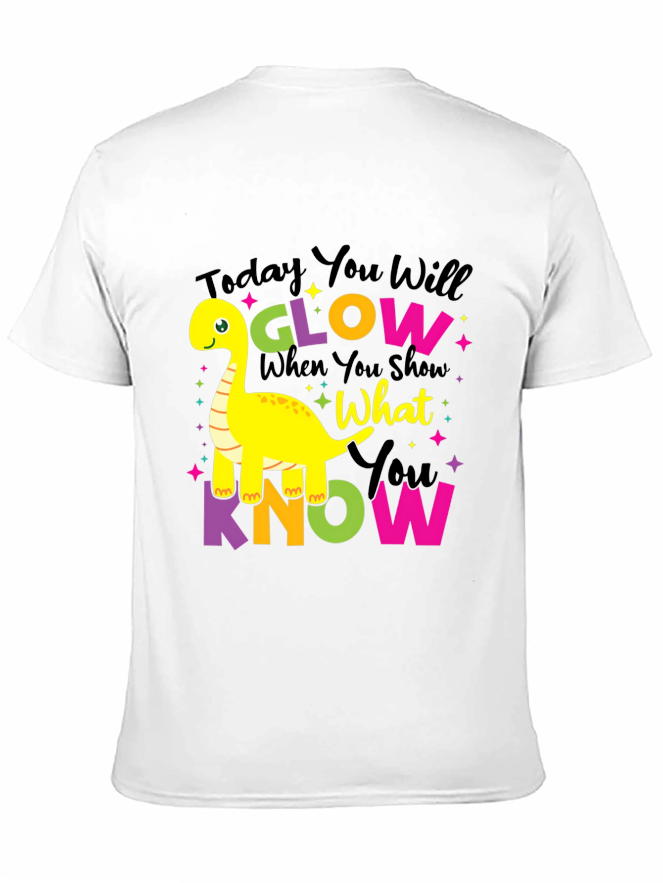 Black Glow What You Know Dino T-Shirt view 11