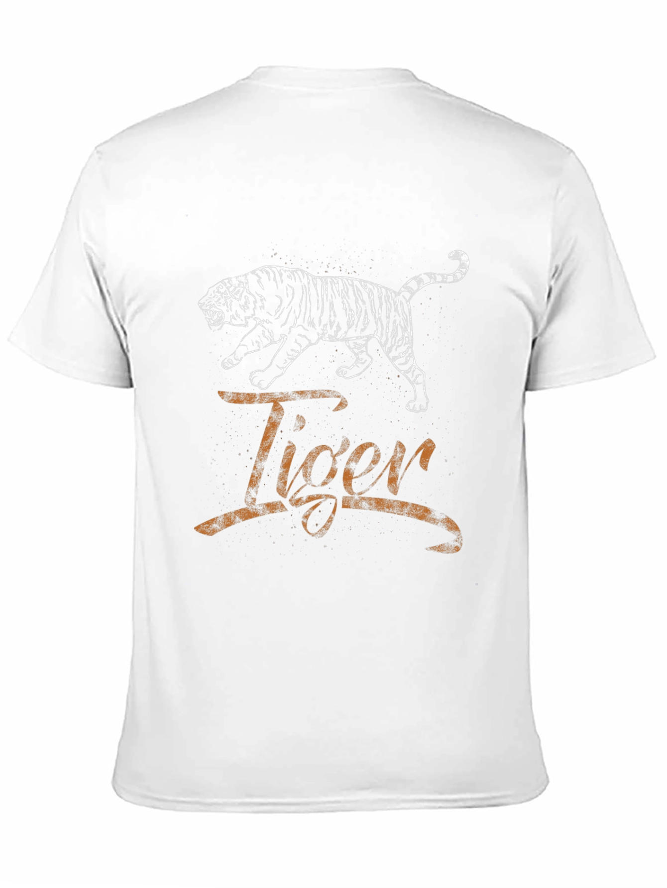 Black Tiger Graphic T-Shirt - Men's Black Tee view 11