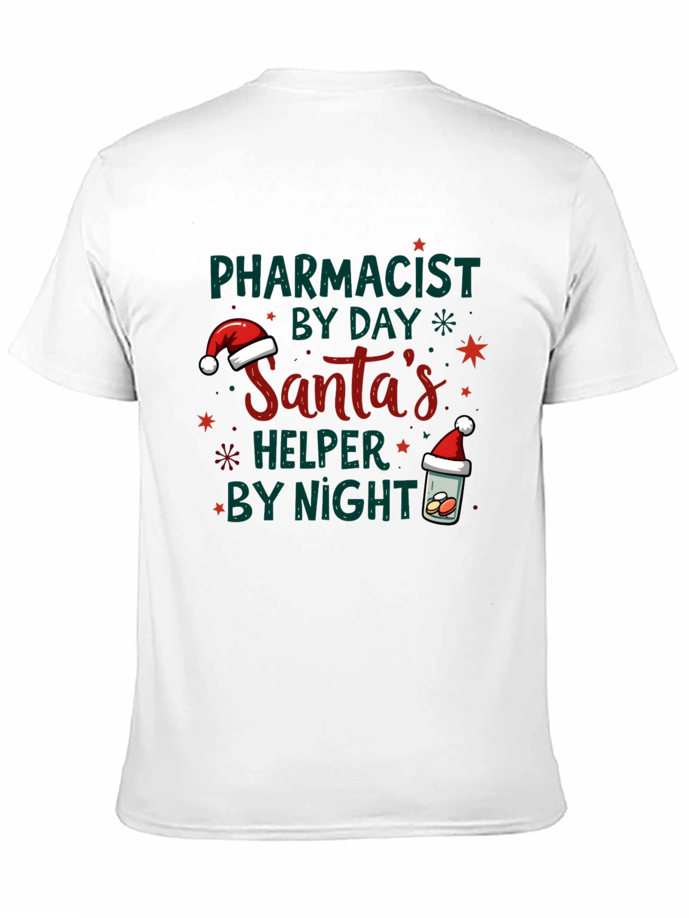 Black Pharmacist Santa's Helper Tee view 11