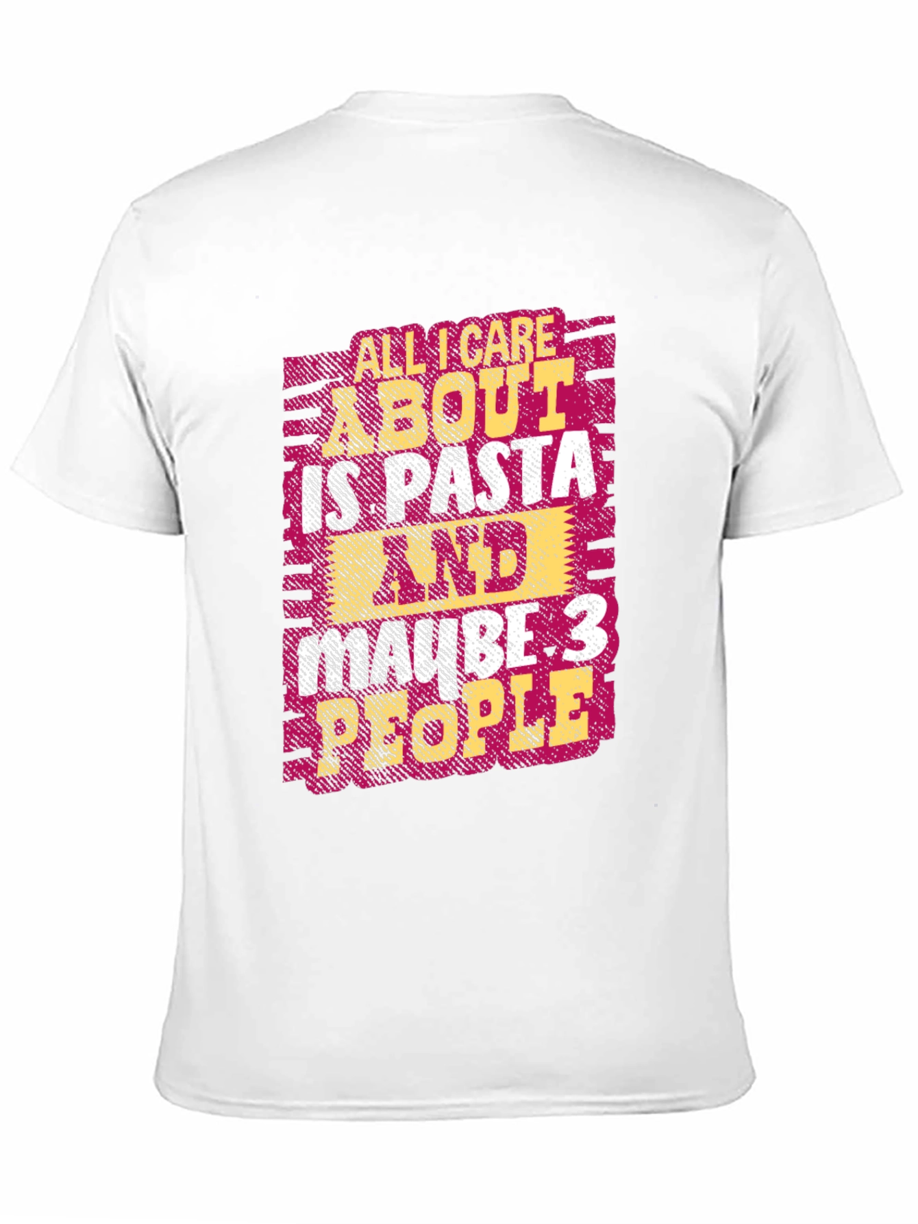 Black Pasta Lover T-Shirt - Funny Graphic Tee view 11