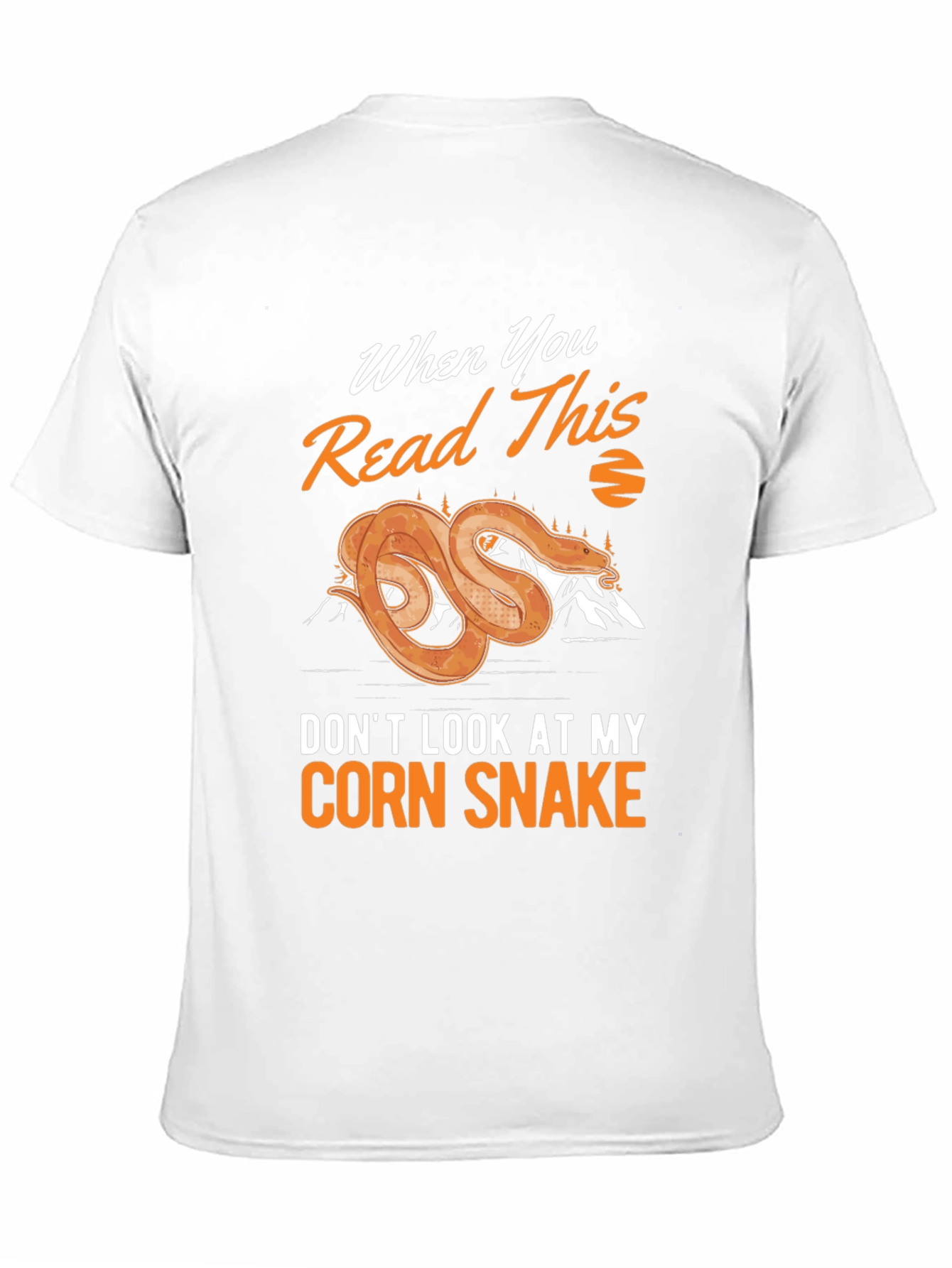 Black Corn Snake Novelty Graphic Tee view 11