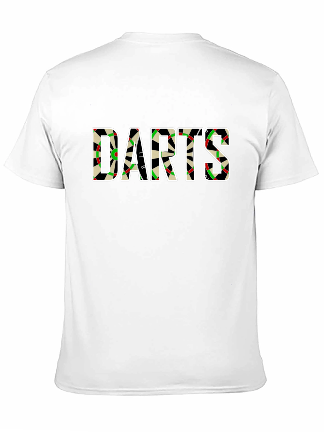 Black Darts Board Graphic Tee - Stylish Darts Lover Shirt view 11