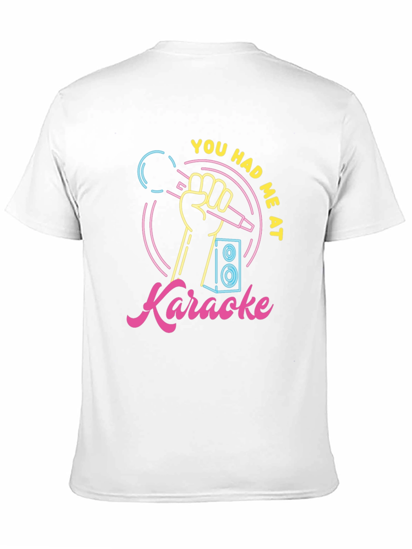 Black You Had Me At Karaoke - Graphic T-Shirt view 11