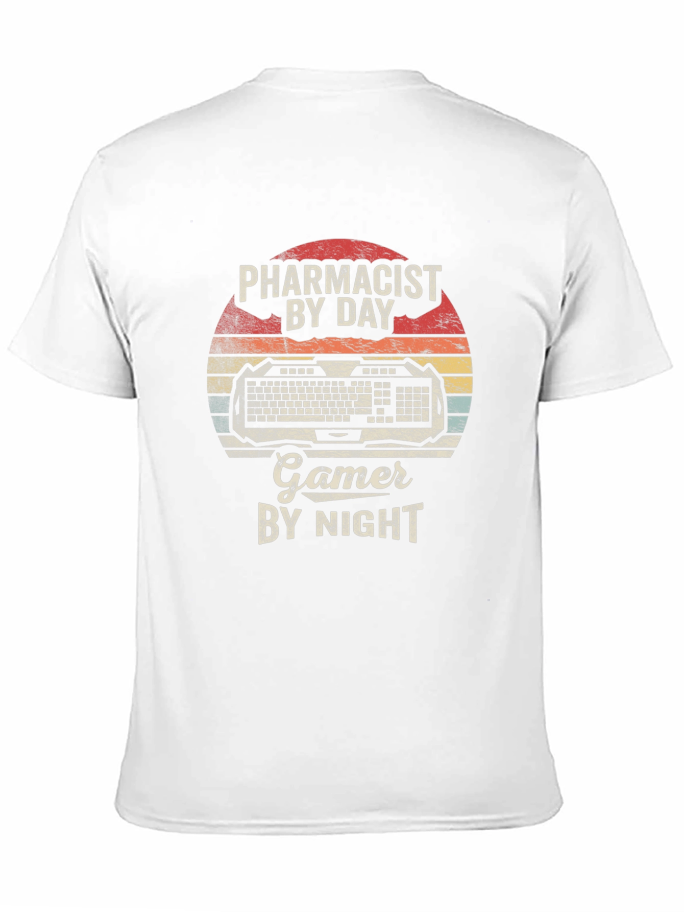 Black Pharmacist by Day Gamer by Night Black T-Shirt view 11